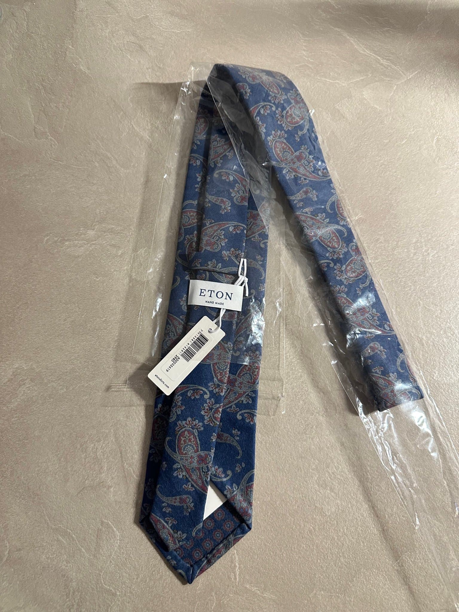 Eton blå slips, storlek ONE SIZE