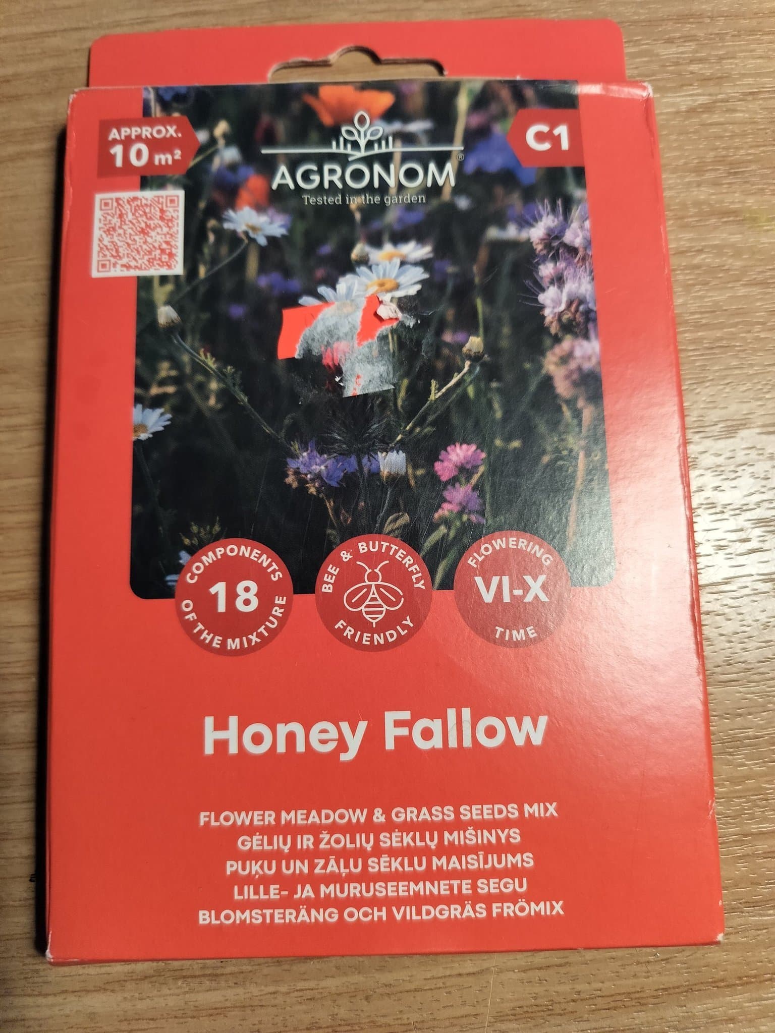 Fröer för Honungsfälla Ängsblommor, gräs