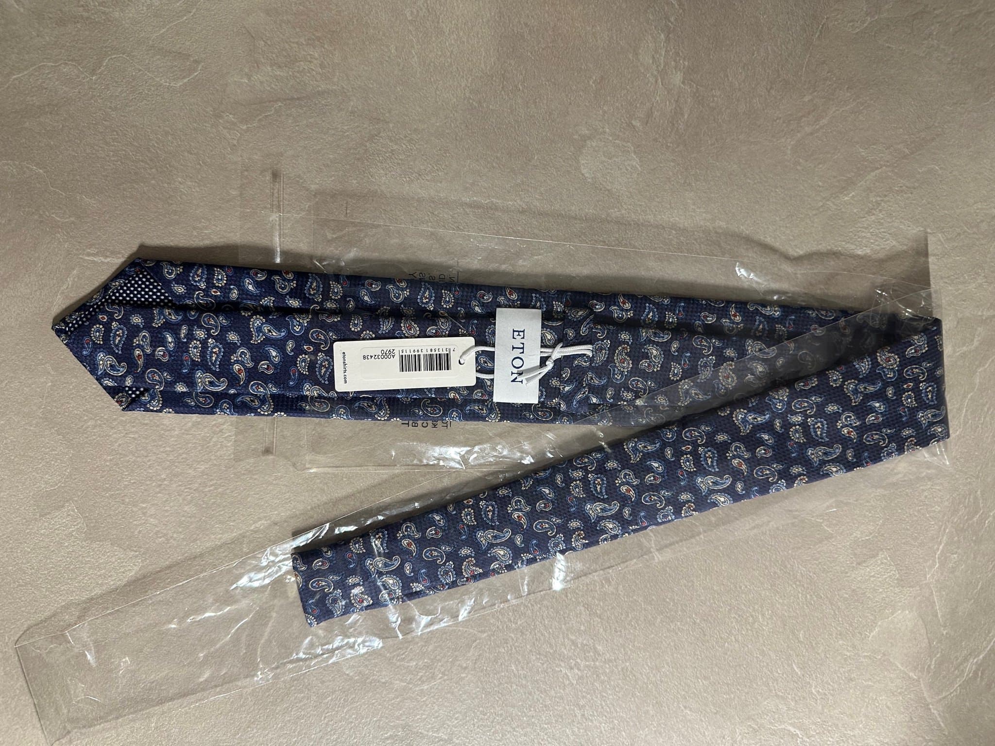 Eton blå slips