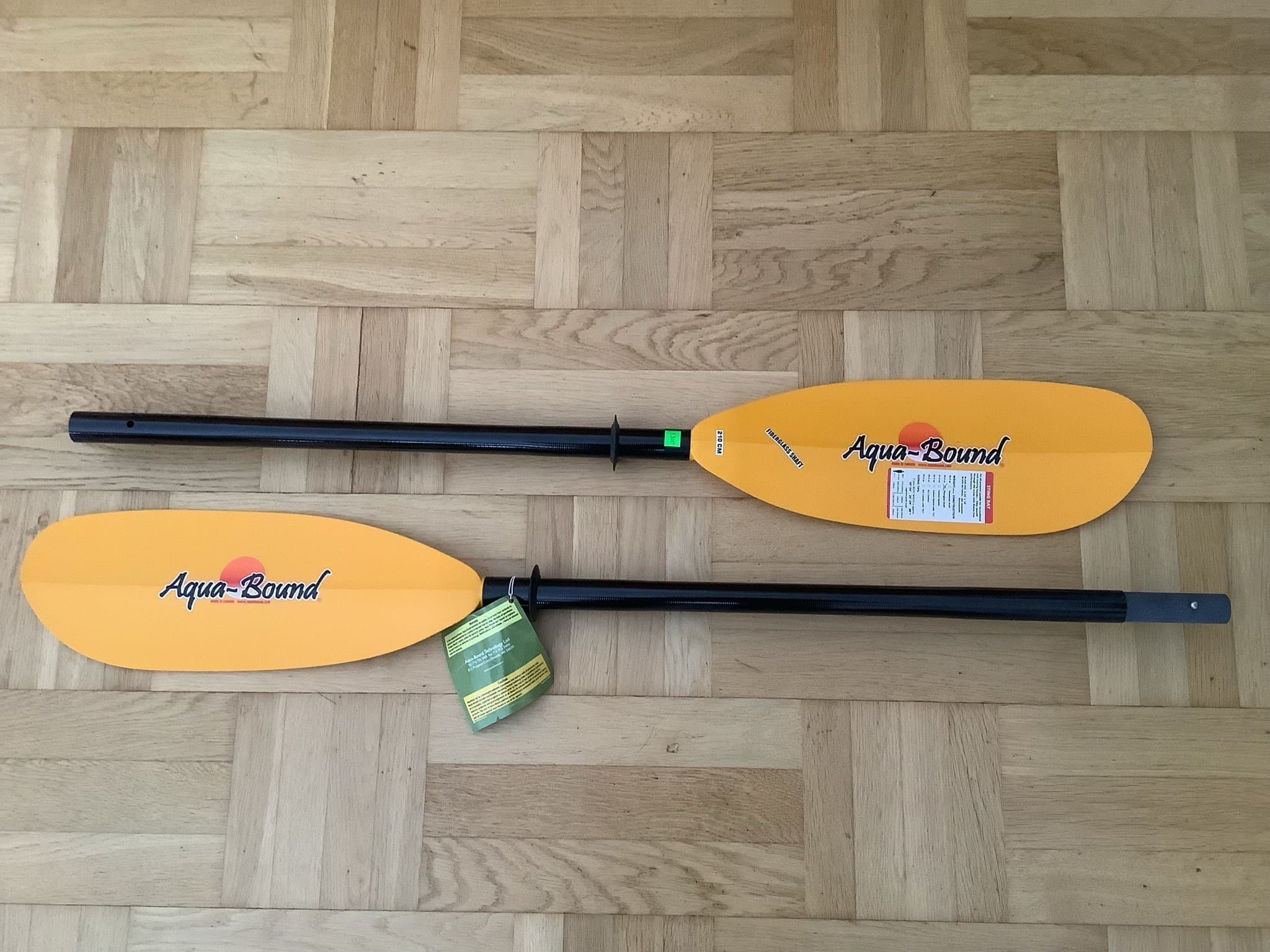 Ny Paddel i glasfiber Aqua Bound Sting Ray - 2 delad - 210 cm