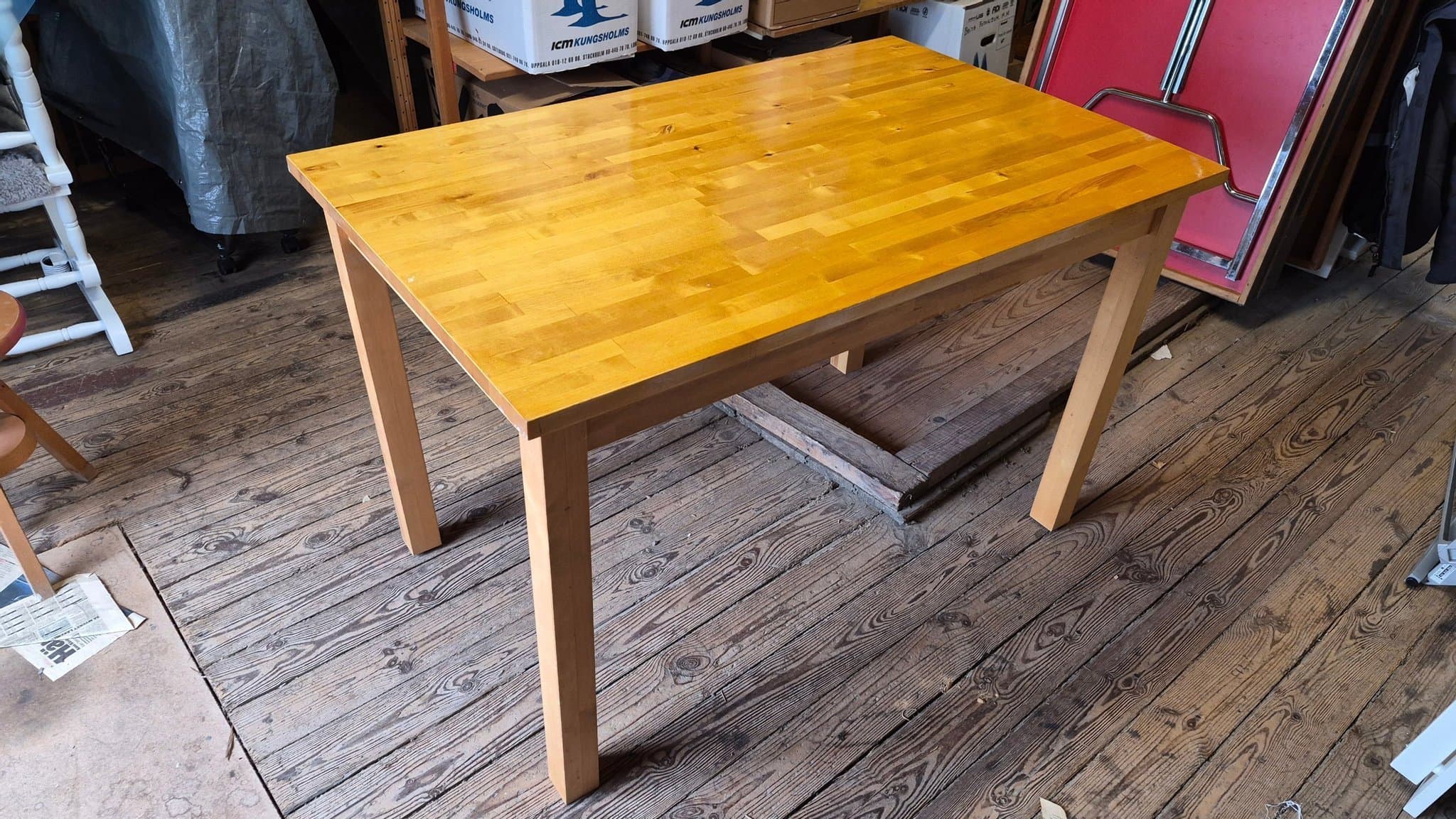 IKEA BJÖRKUDDEN Matbord i björk