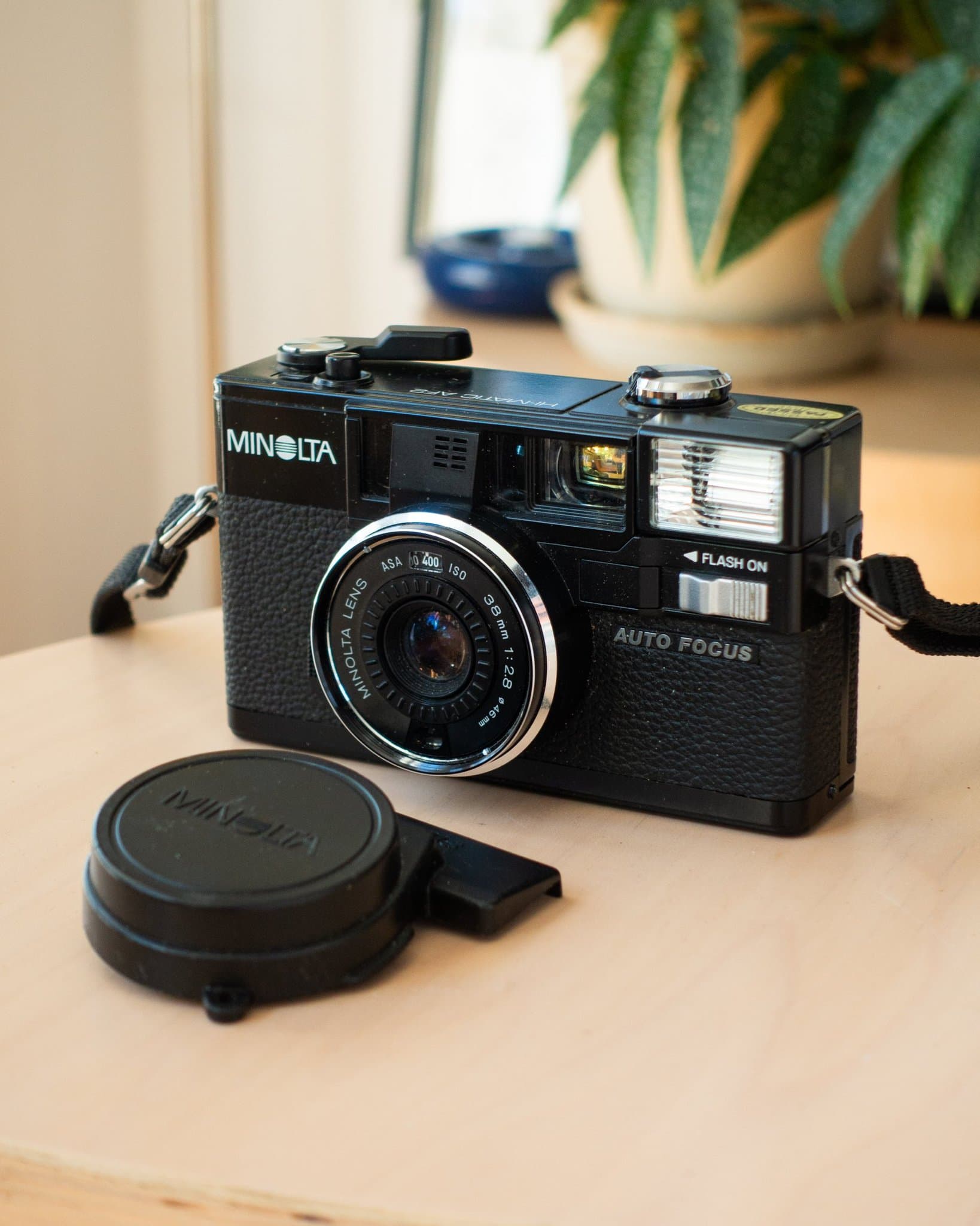 Minolta Hi-Matic AF2 35mm Analog Point & Shoot Camera