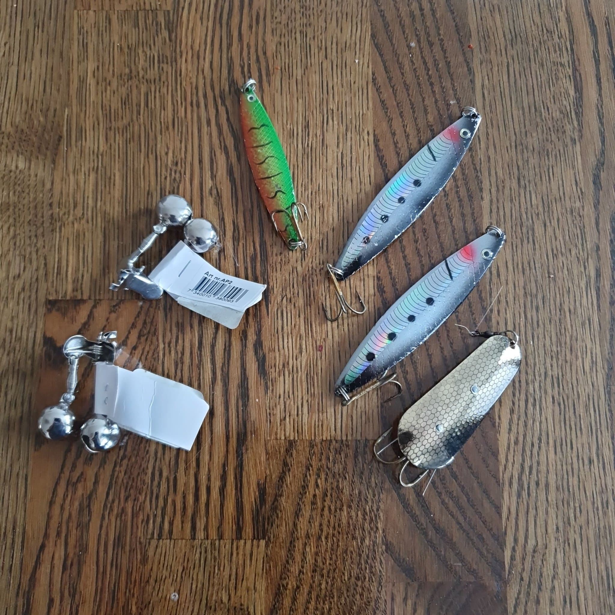 Fiske tillbehör/ spöpingla dubbel-metall