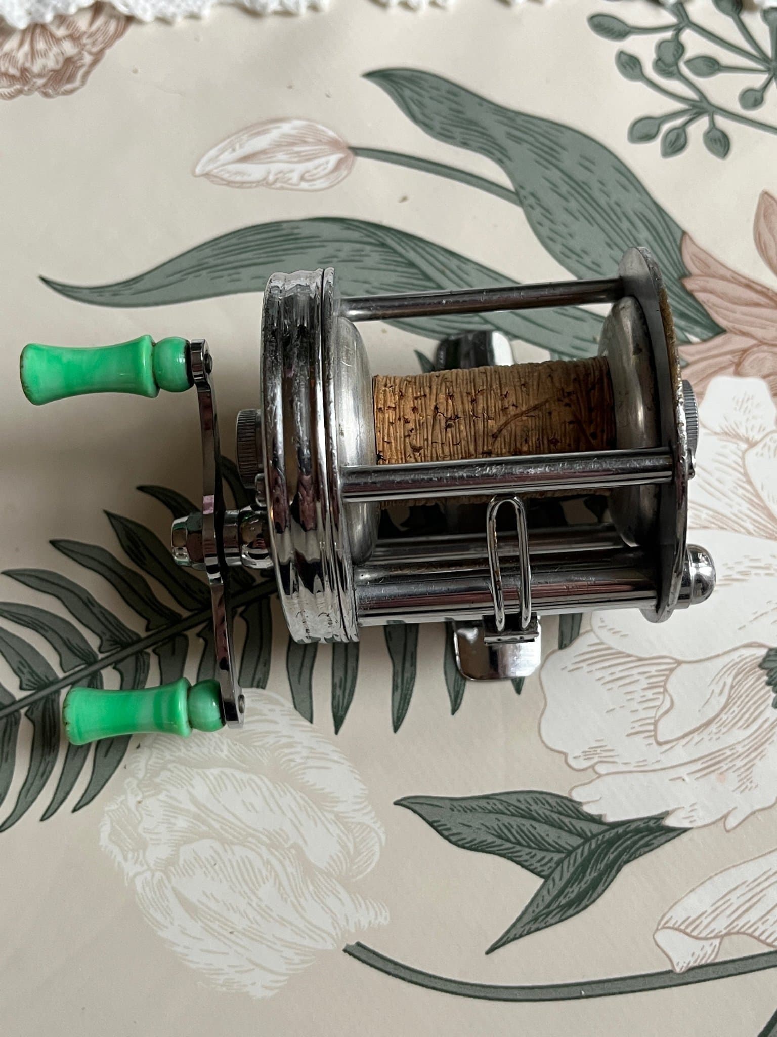 Record No 1600 Modell C – Svensk vintage fiskerulle (Svängsta)