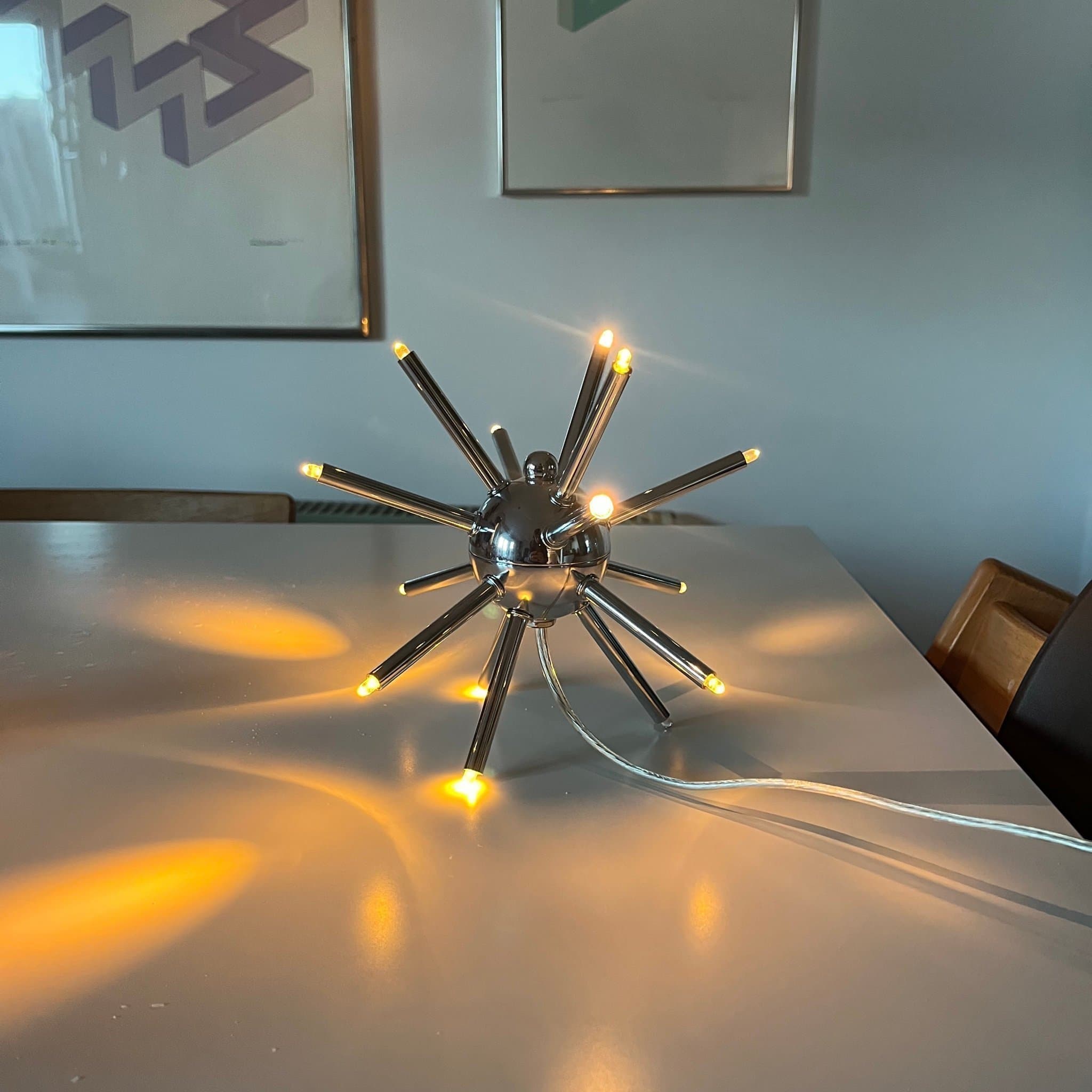 Bordslampa taklampa retro sputnik - space age