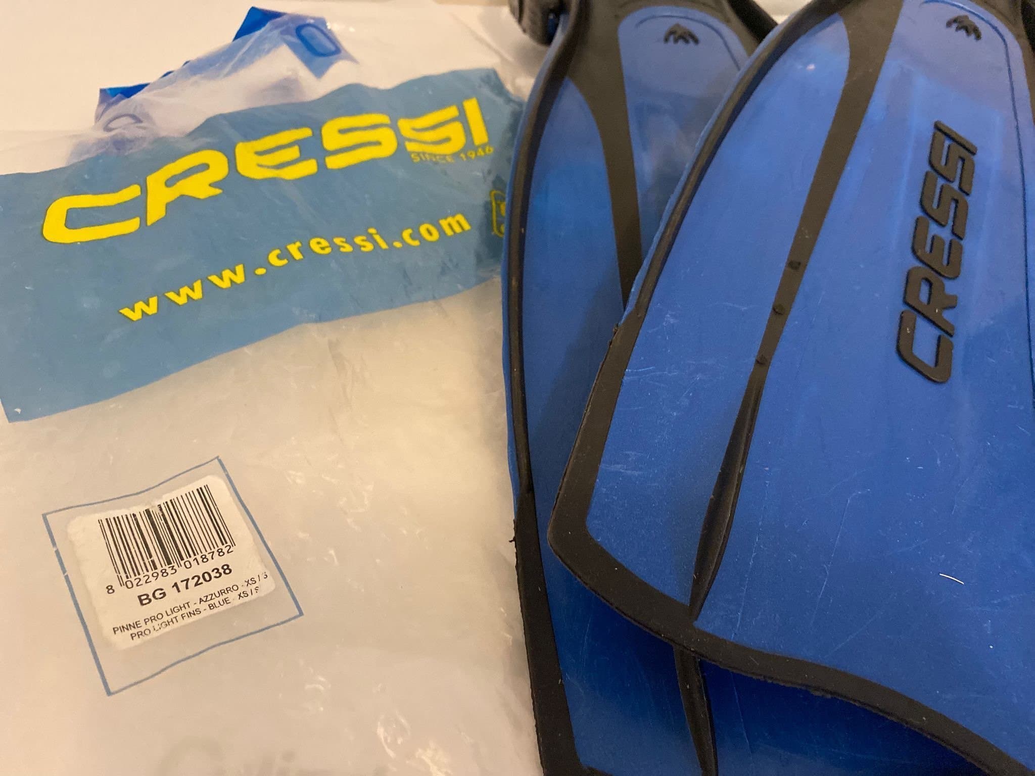 Simfötter - Cressi Fenor Pro Light Azurro XS/S