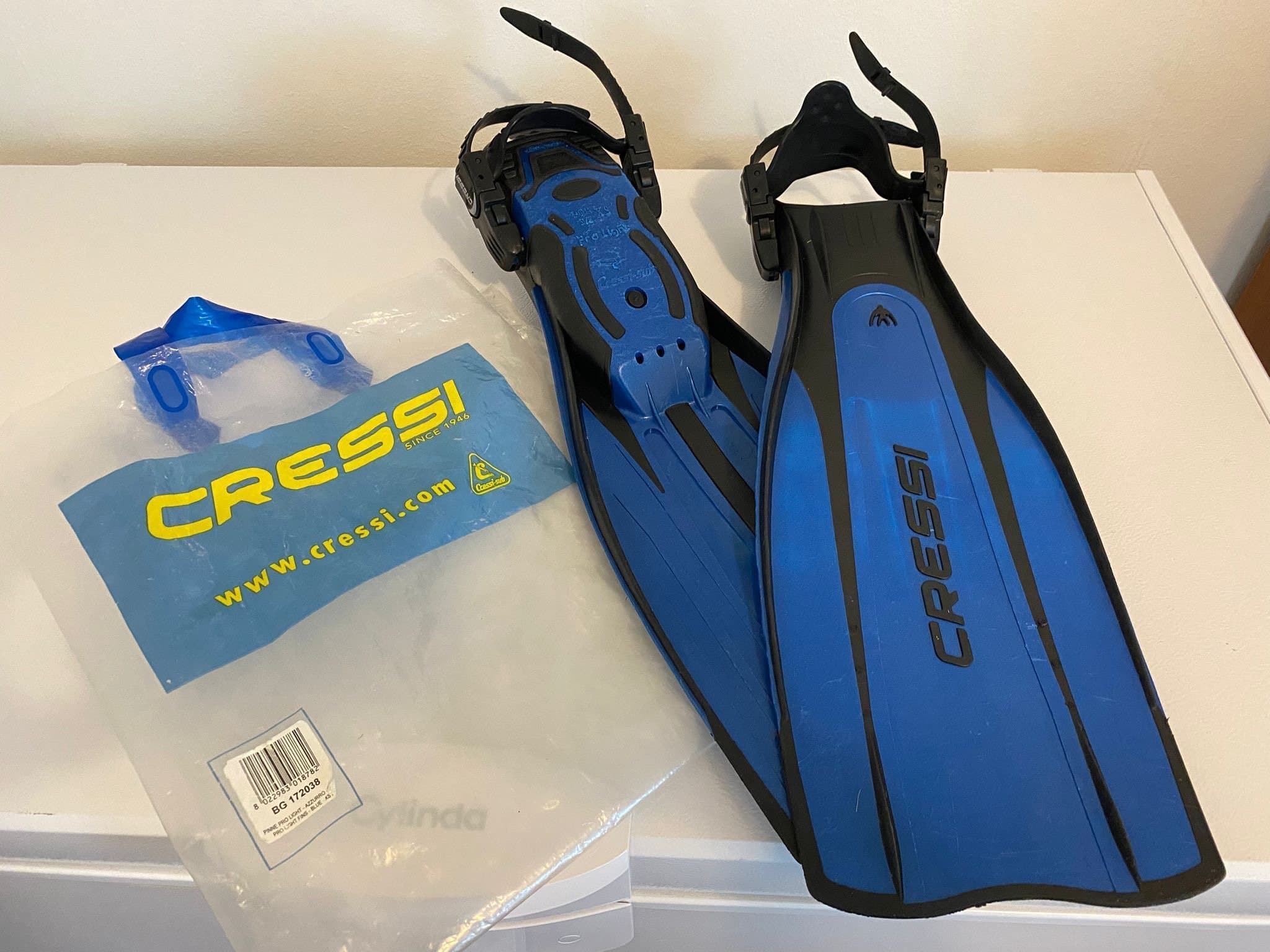 Simfötter - Cressi Fenor Pro Light Azurro XS/S