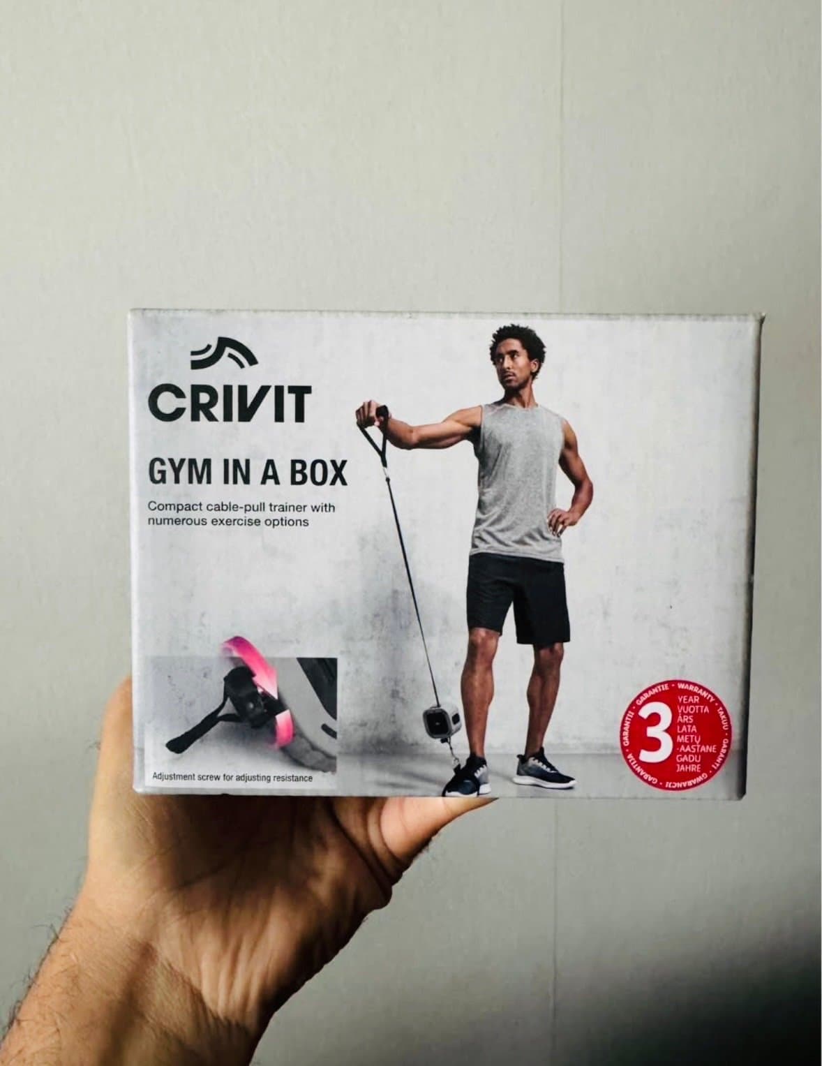 Crivit Gym In A Box - Kompakt dragkabeltränare