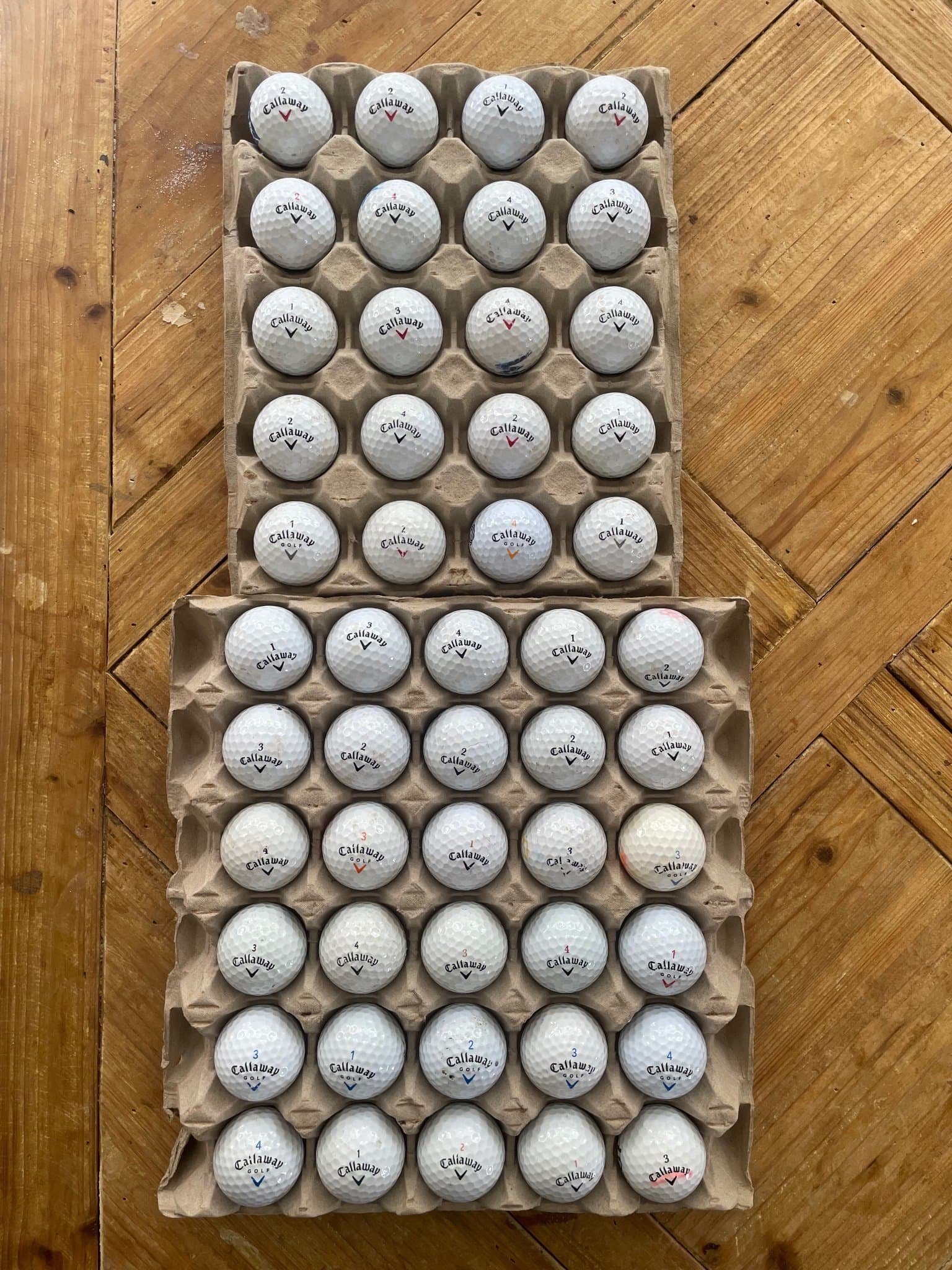 Callaway blandat - Golfbollar 50st