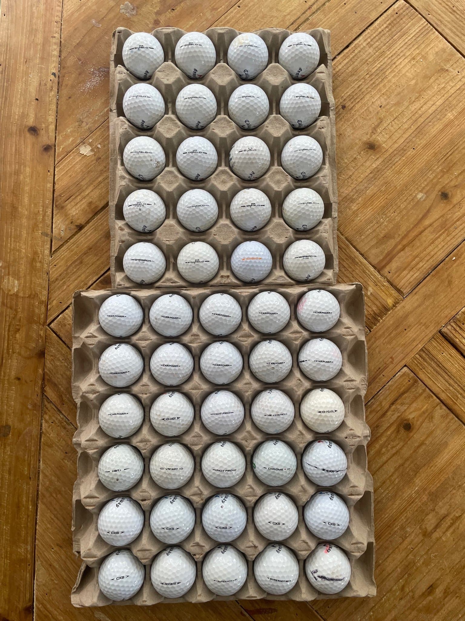 Callaway blandat - Golfbollar 50st