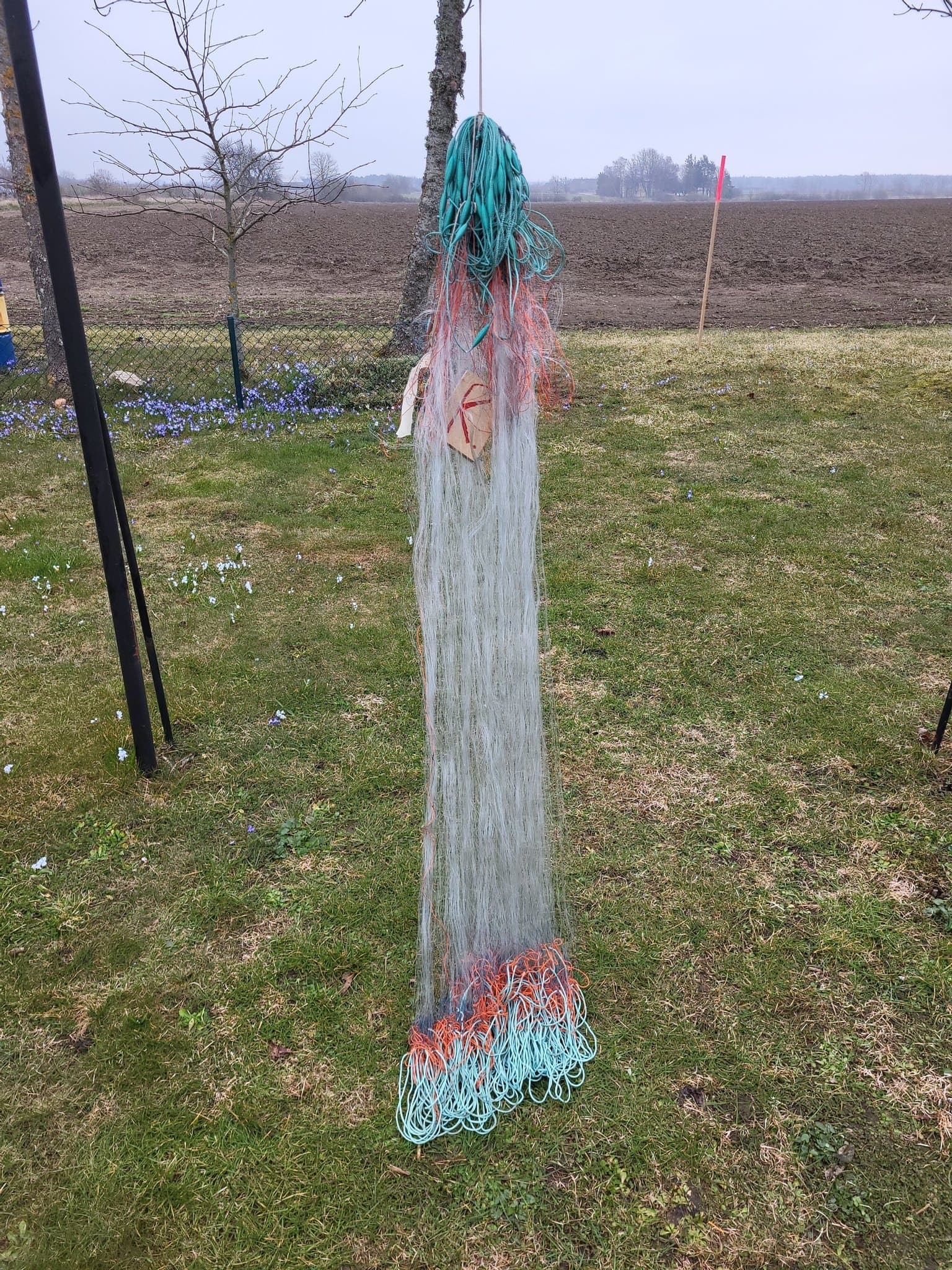 Nytt Fiskenät flundra sik lax öring knutavstånd 50mm, , längd 47 m. djup 1,5m R