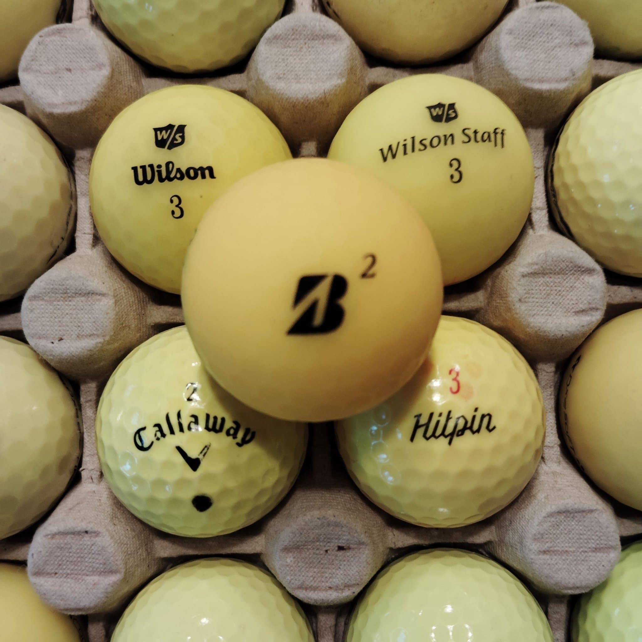 24 st gula golfbollar – Mix Deluxe