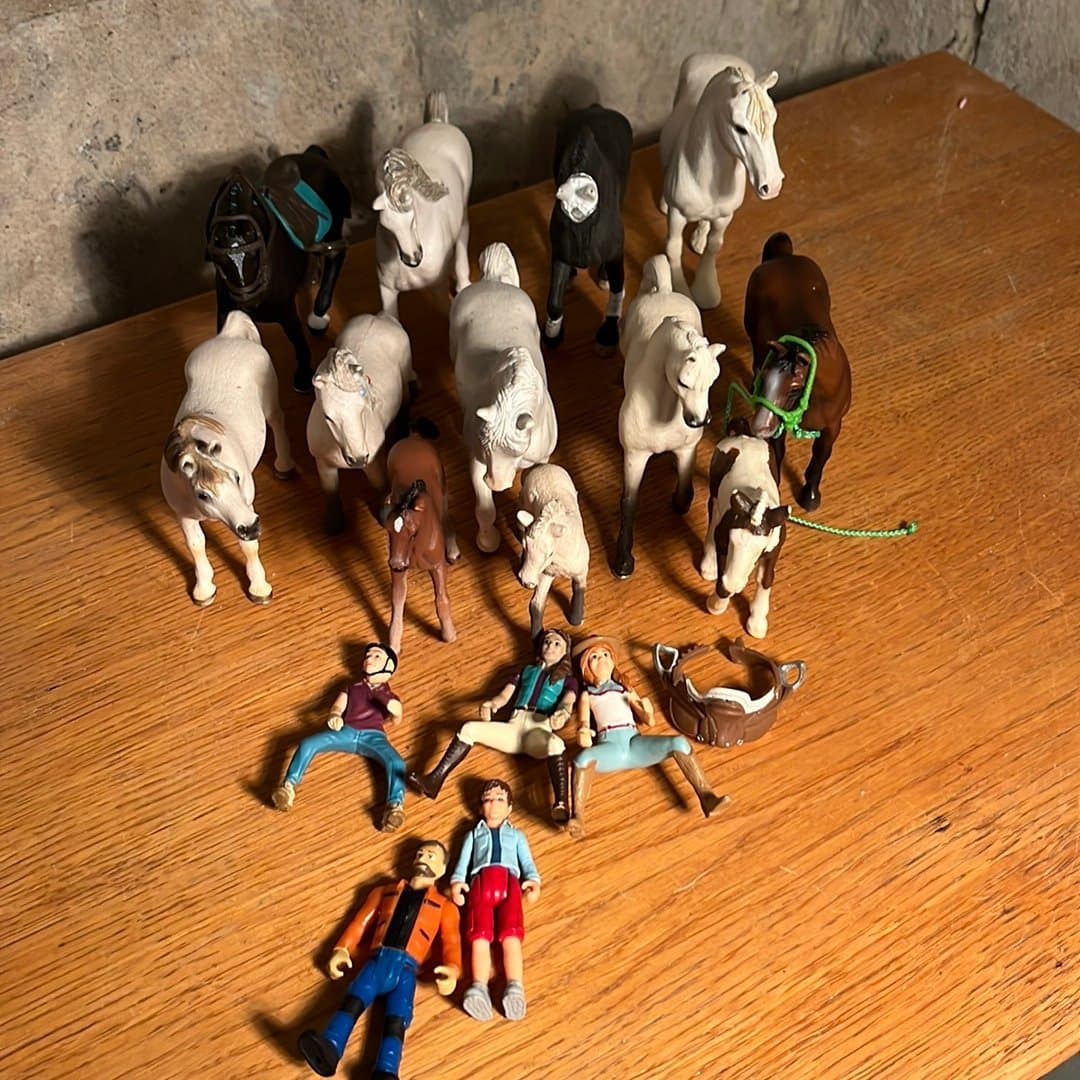 Schleich hästar och ryttare