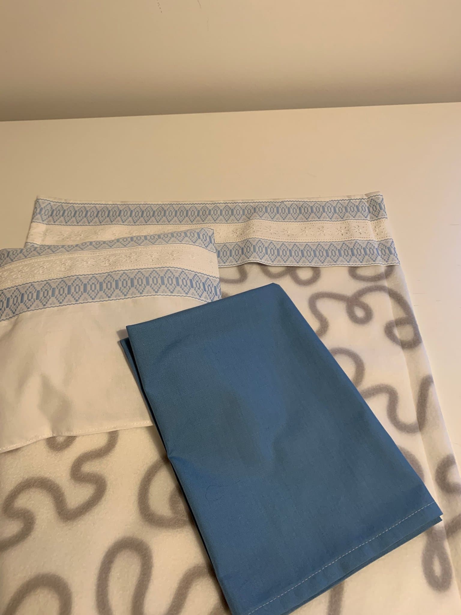 Bäddset till dockvagn / docksäng. Vårnytt.