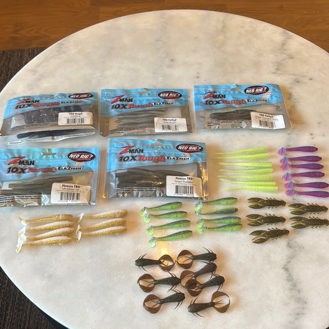 Jiggpaket - Z-Man, Megabass, Keitech, X-Zone, Duo International.