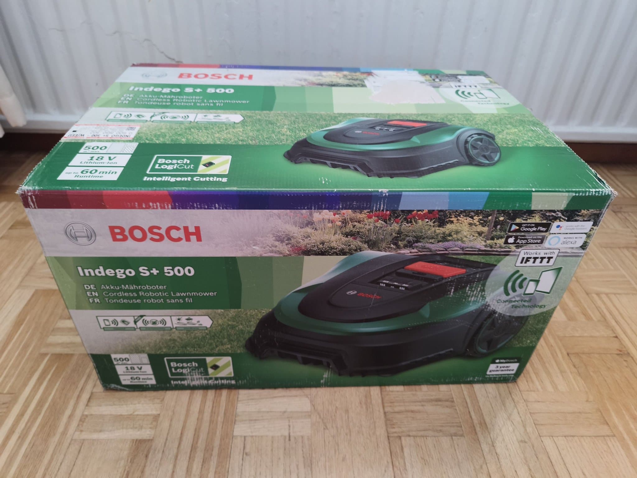 Bosch Indego S+ 500 - Robotgräsklippare - Helt Ny!