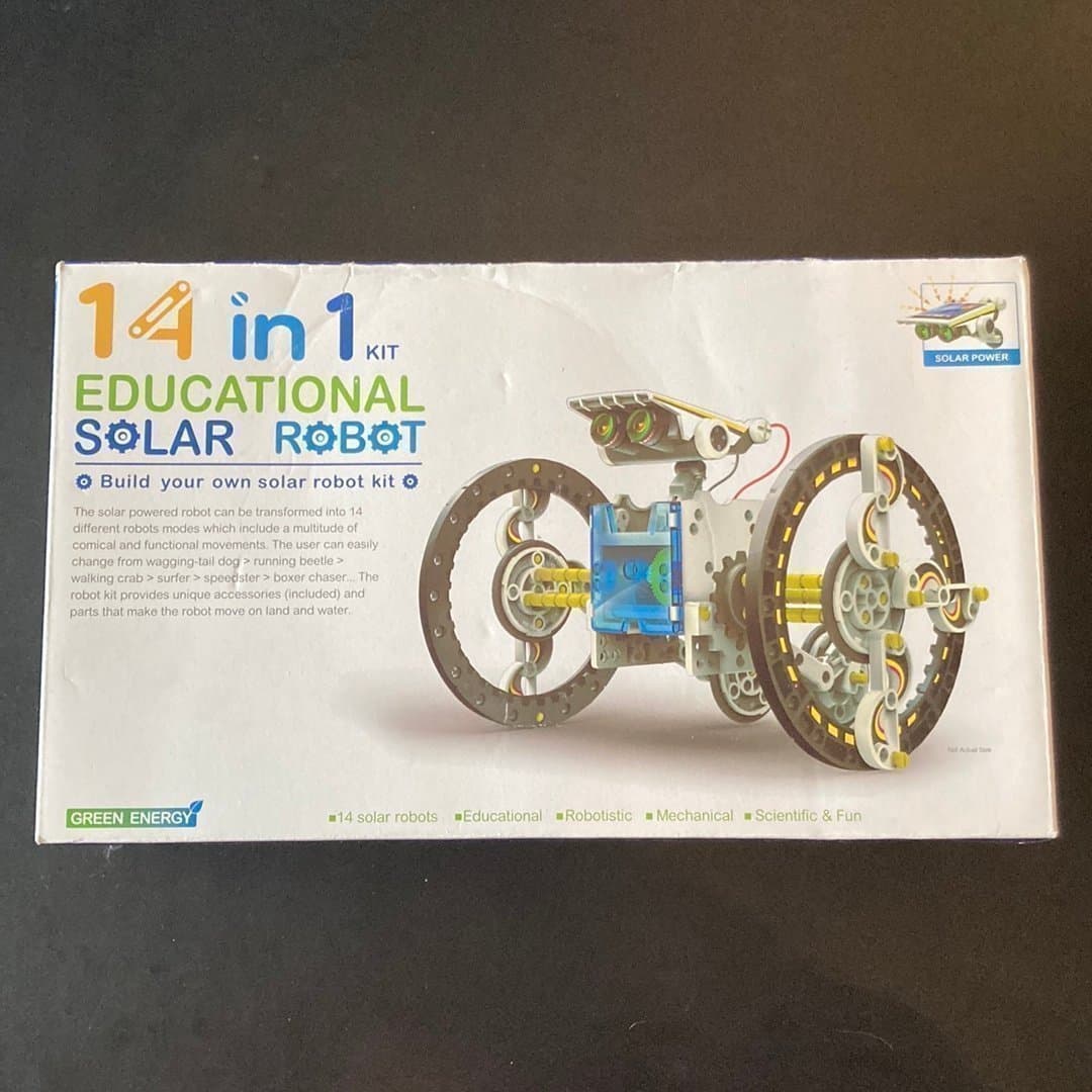 14-i-1 Utbildnings Solar Robot Kit