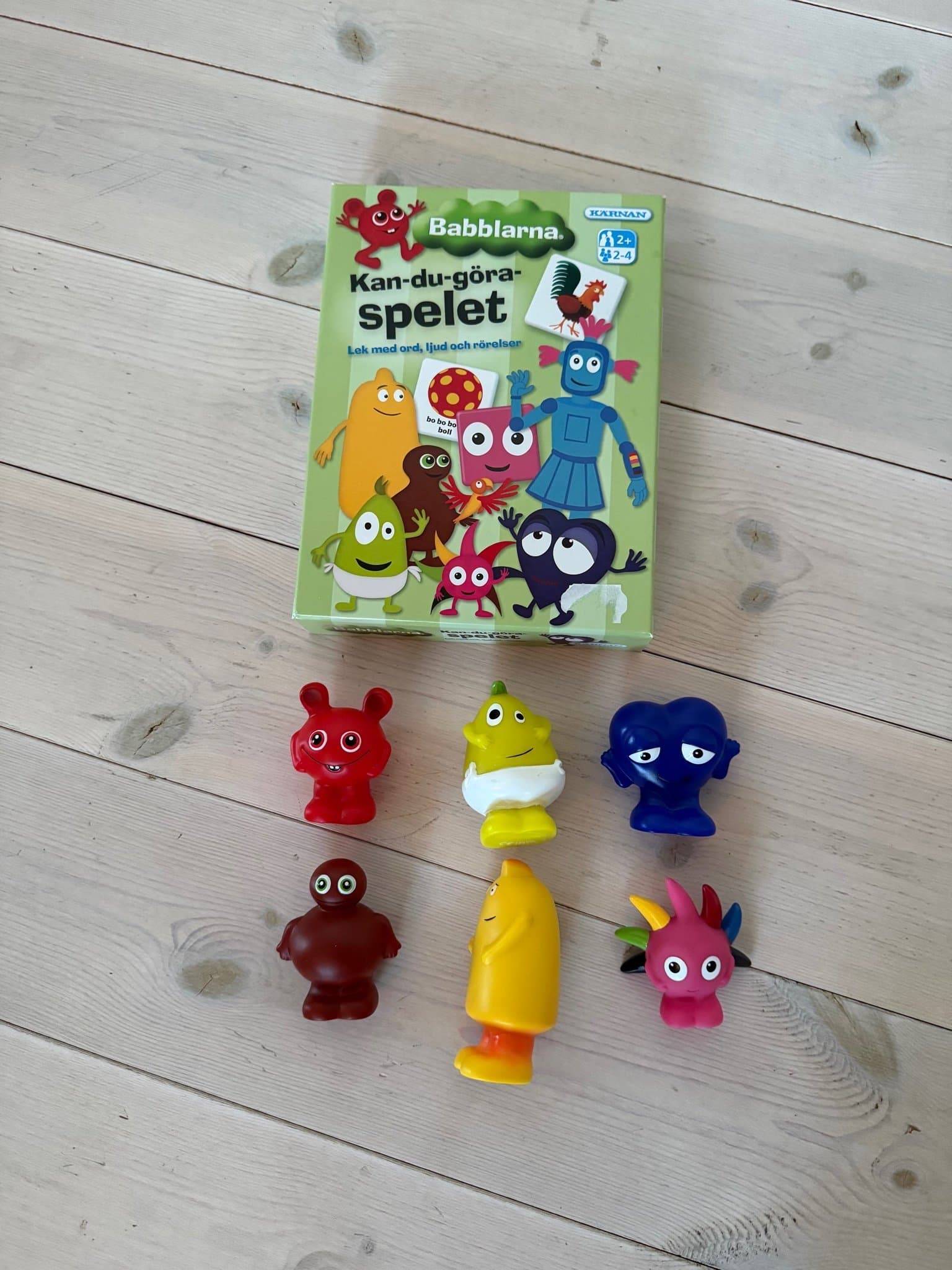 Babblarna figurer & oanvänt spel