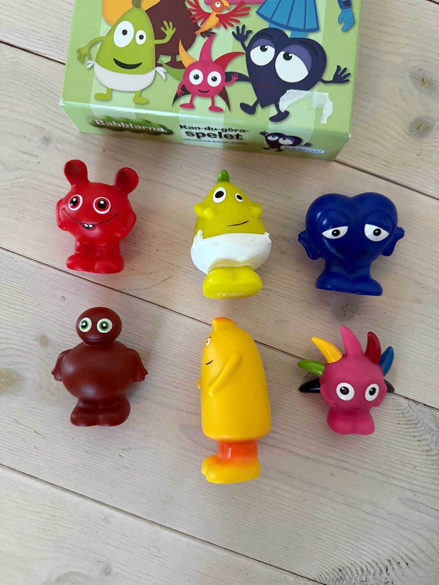 Babblarna figurer & oanvänt spel