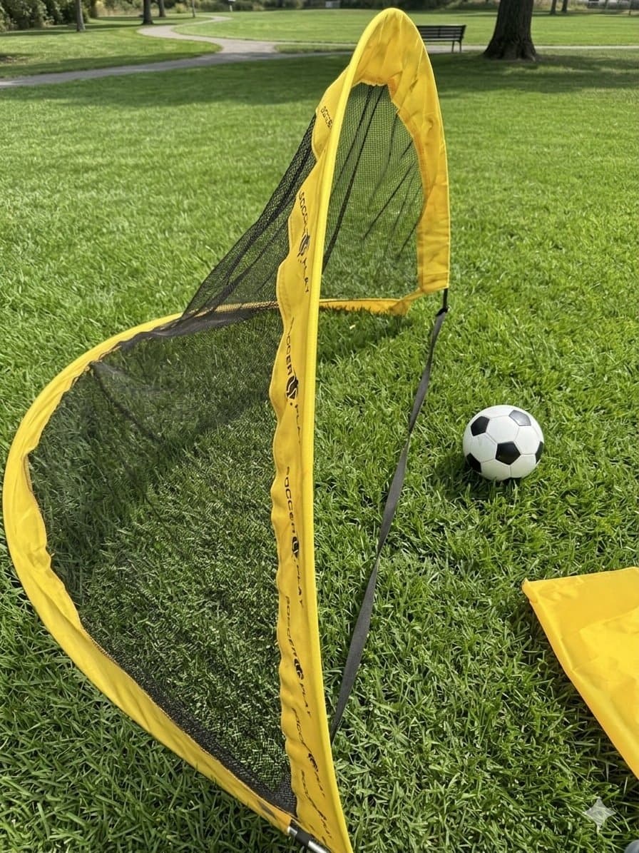 Fotbollsmål Pop-up 2-pack