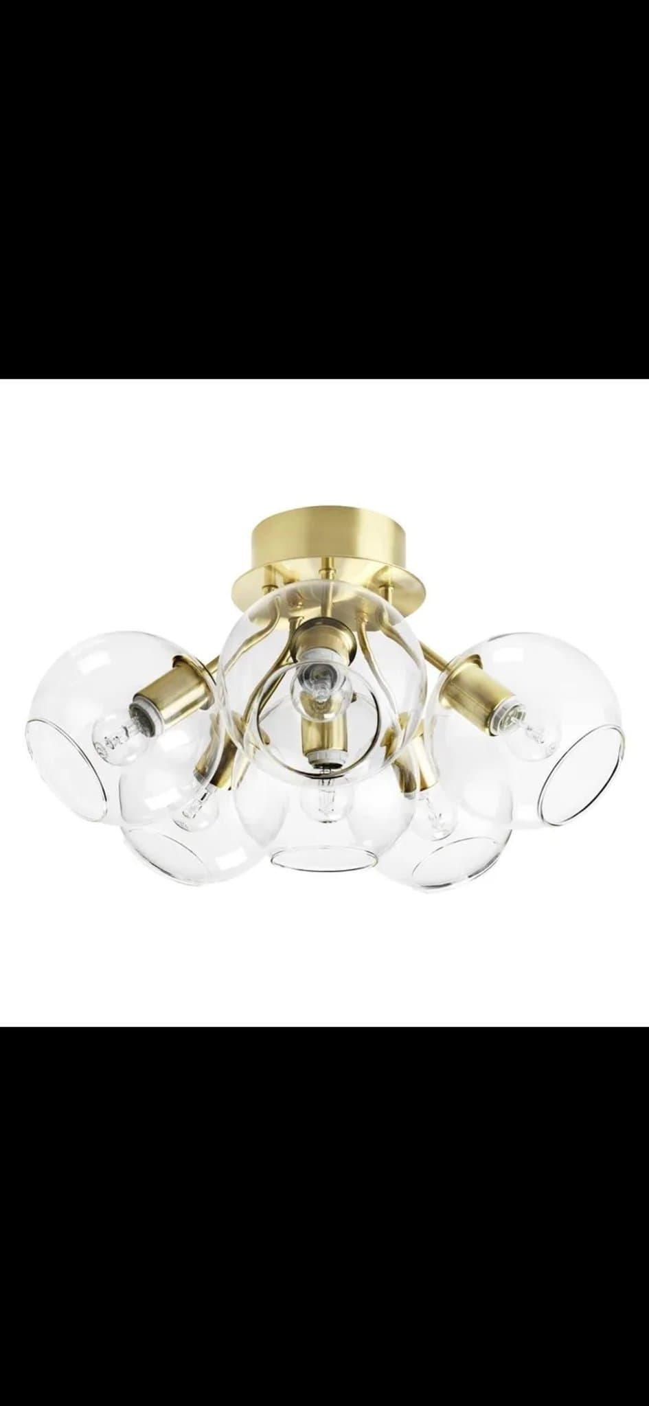 Taklampa Plafond CO Bankeryd Tage Mässing Lampa