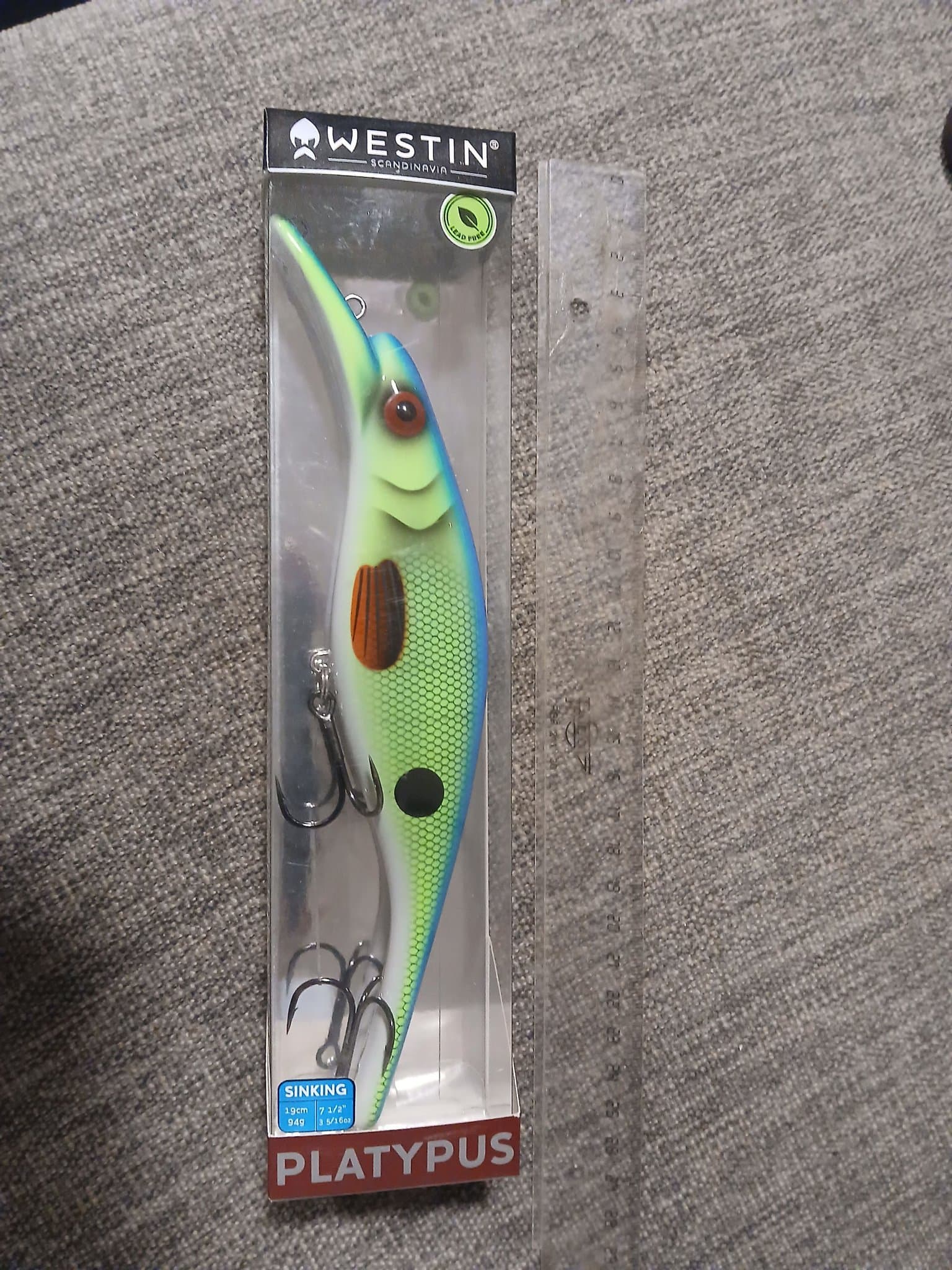 Westin PlatyPus Sinking wobbler 19 cm 94 g