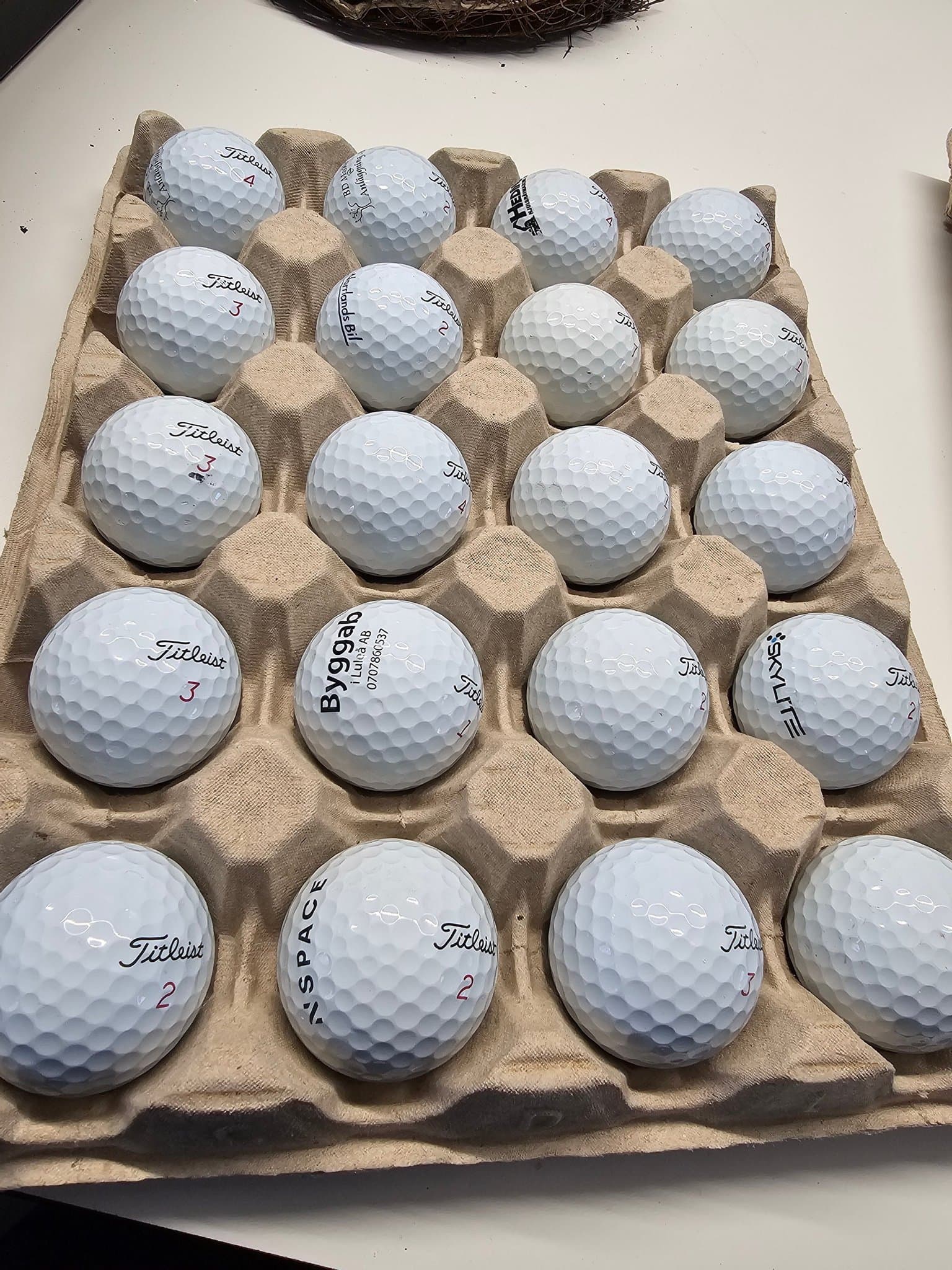 20 st Titleist Pro V1x golfbollar i topp skick!