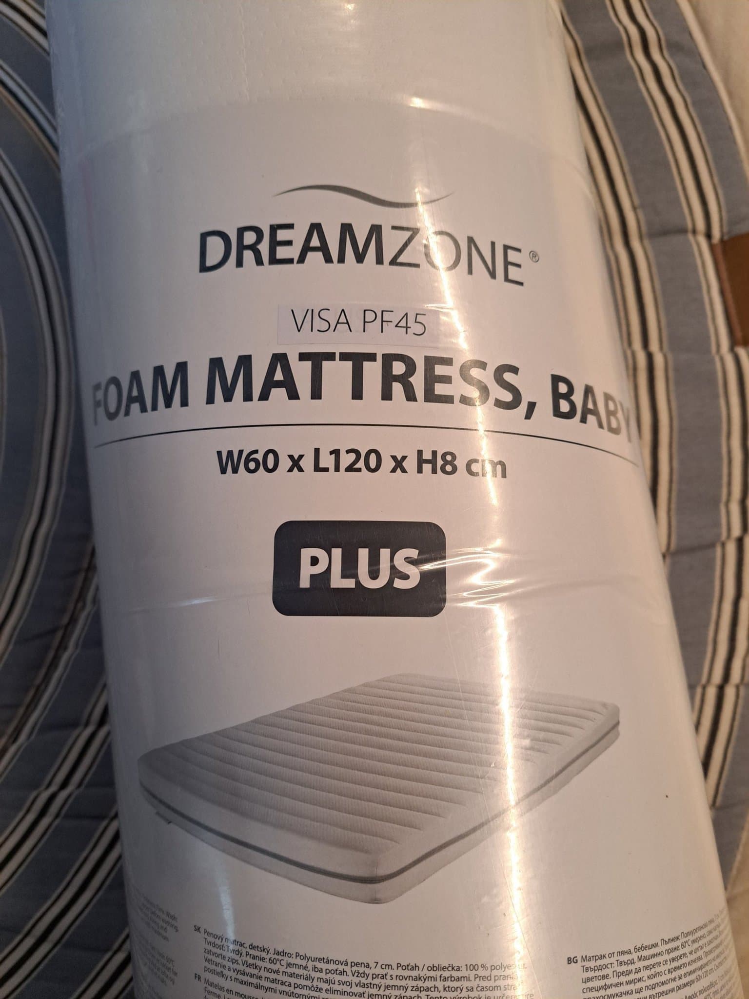 Dreamzone VISA PF45 Skummadrass, Baby