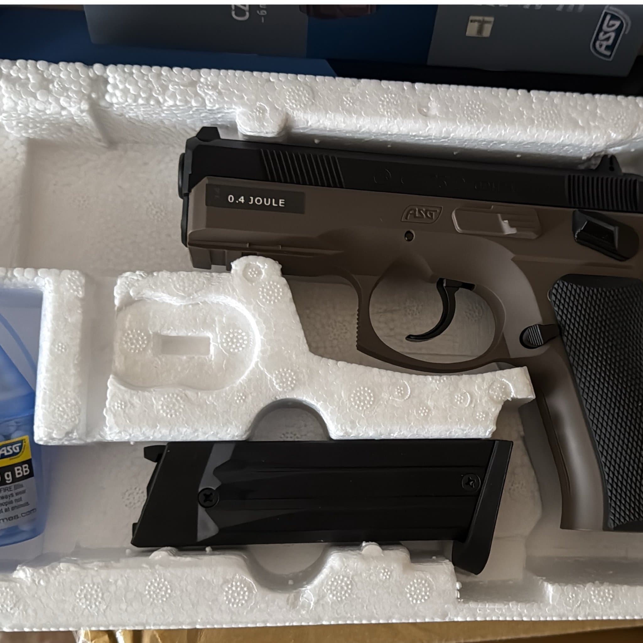 CZ 75D Compact Dual-tone FDE Airsoft Gun