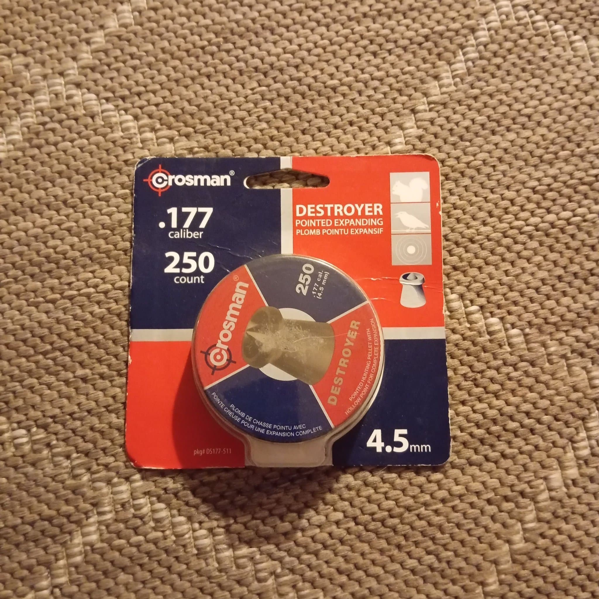 NY Crosman Destroyer .177 4,5mm 250st diaboler skott kulor