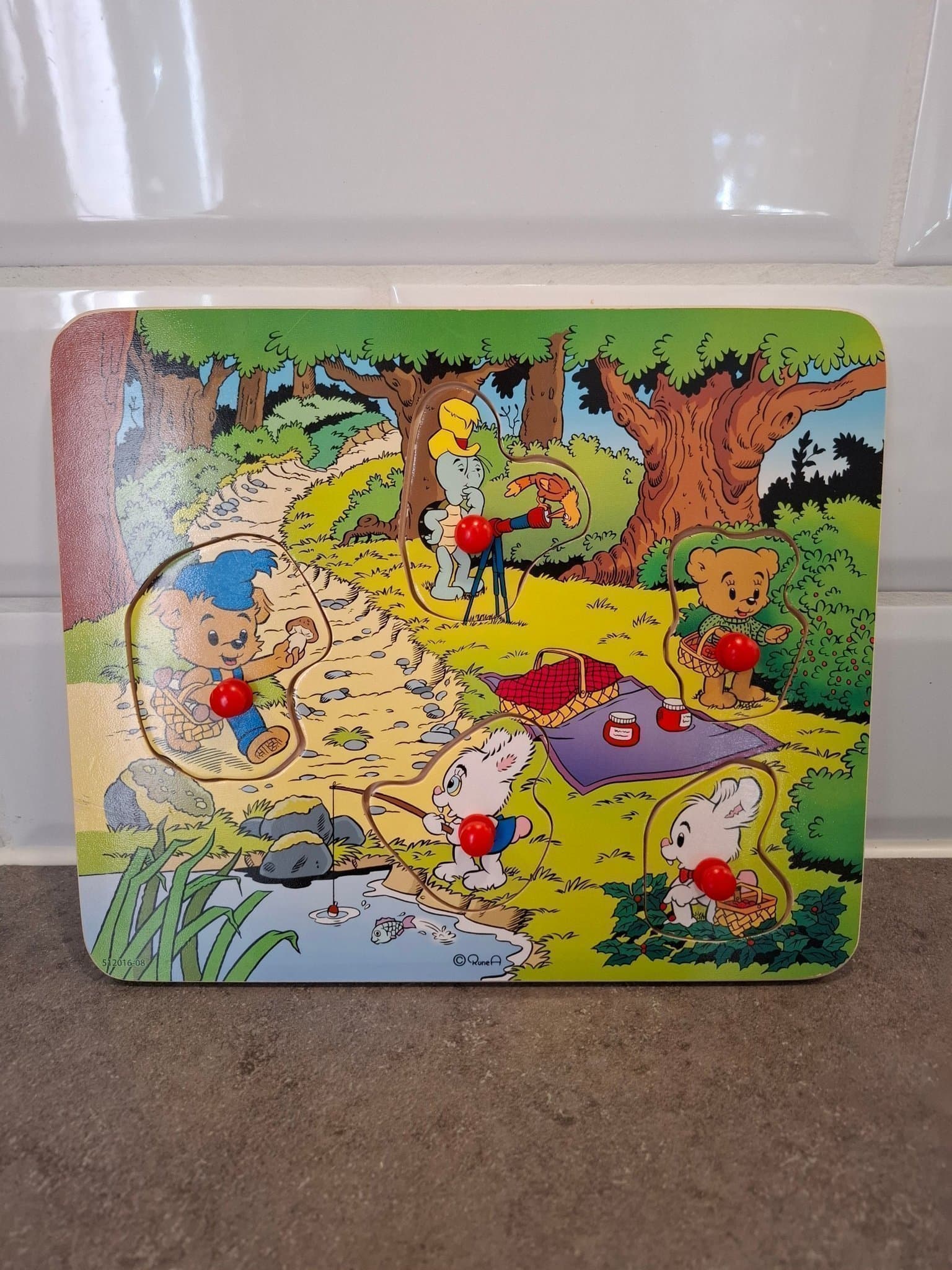 Bamse knopp Pussel