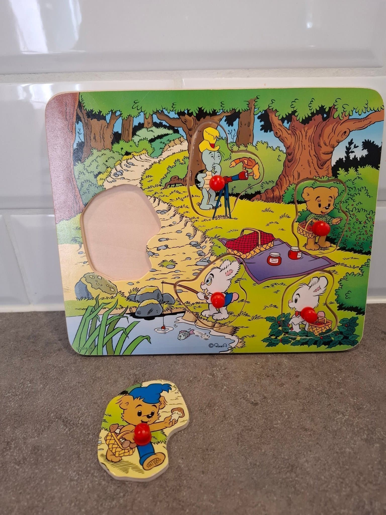 Bamse knopp Pussel