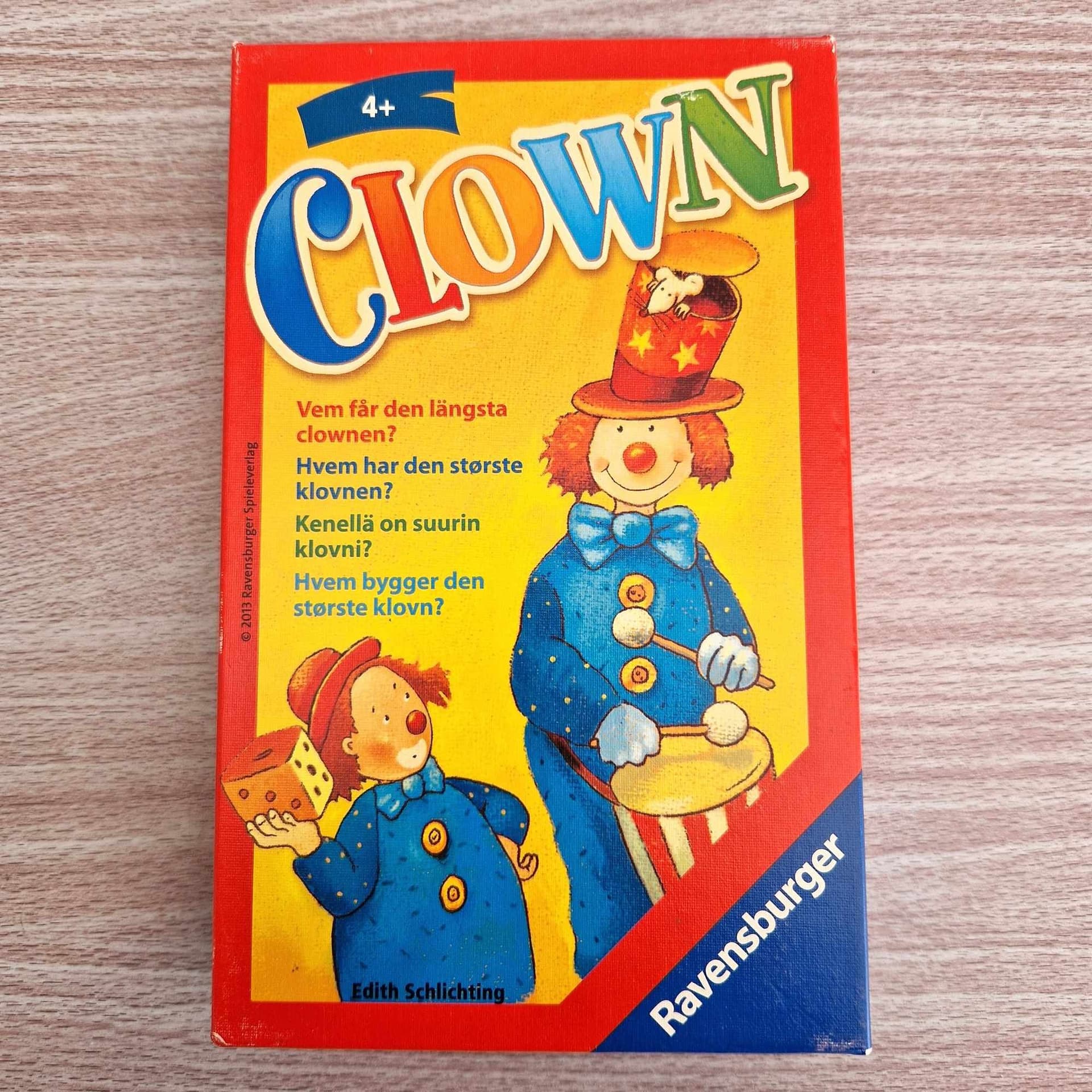 Ravensburger Clown Game 2013 Family Dice Card Game Complete