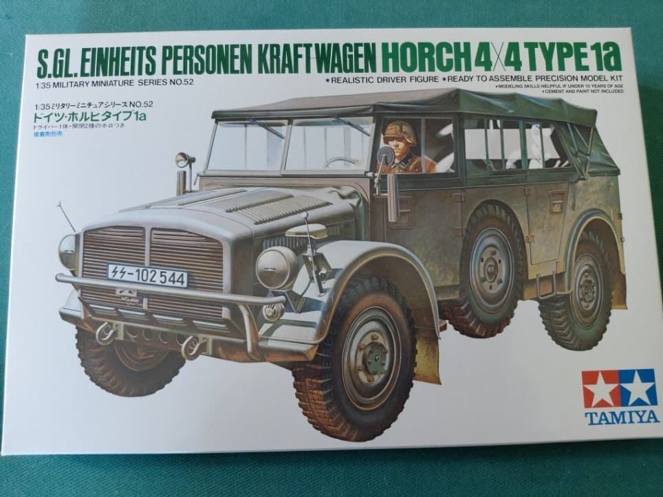 Tamiya Horch 4x4 Typ 1a Skalmodell 1:35