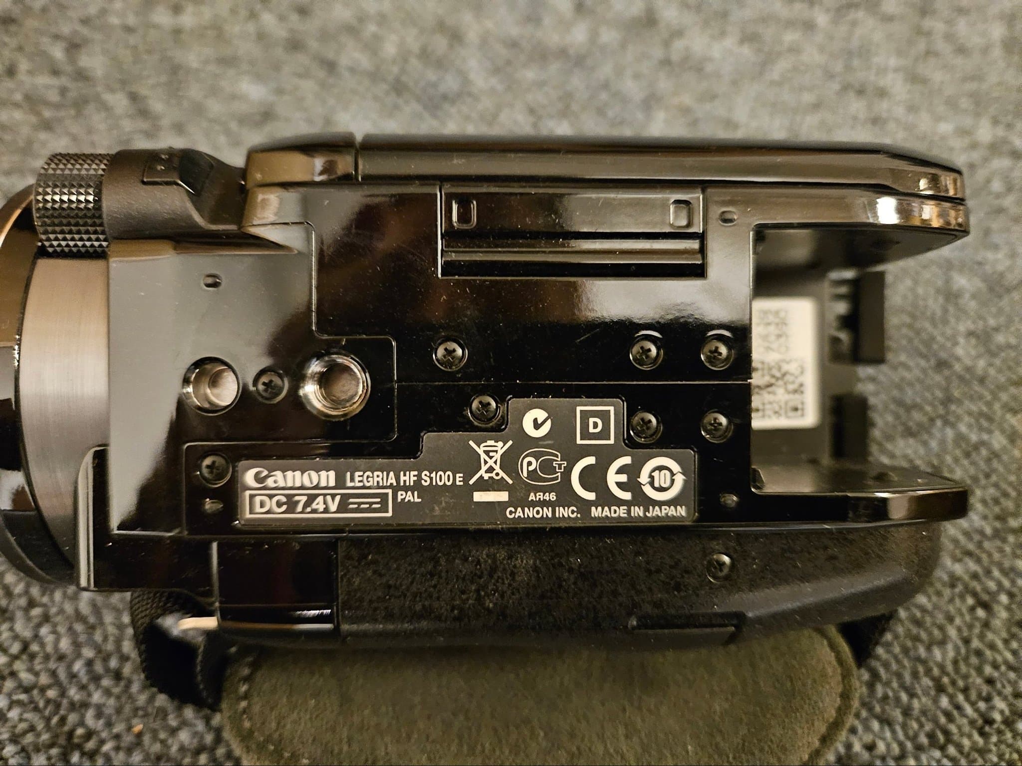 Canon Legria HF S100E HD camrecorder - utan laddare och batteri