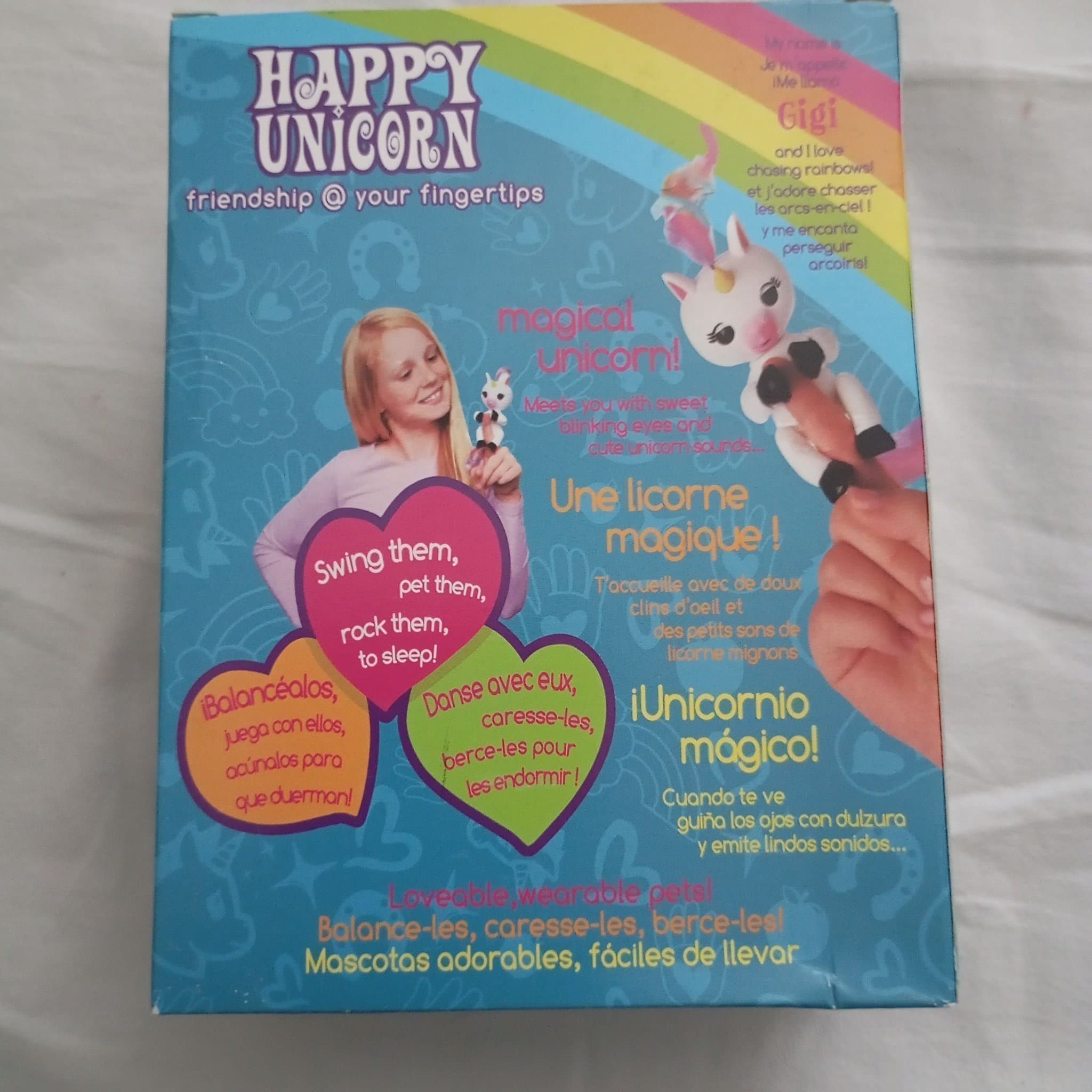Happy Unicorn Fingerlings Interaktiv Leksak