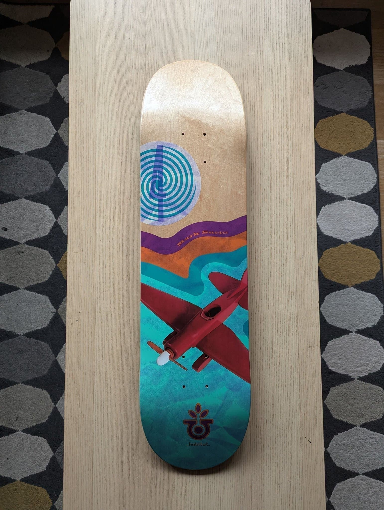 Habitat Skateboard Deck Mark Suciu Pro Model