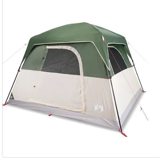 Campingtält 4 personer – med regnskydd & ventilation