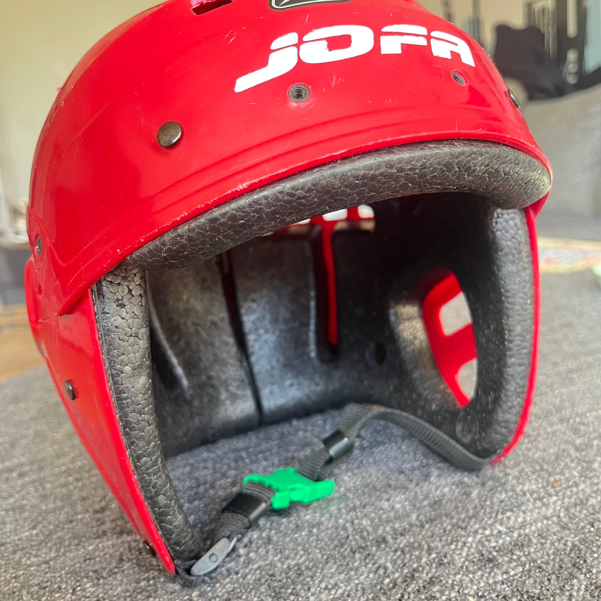 Jofa 315 Cykelhjälm för barn, röd, storlek 50-58 cm