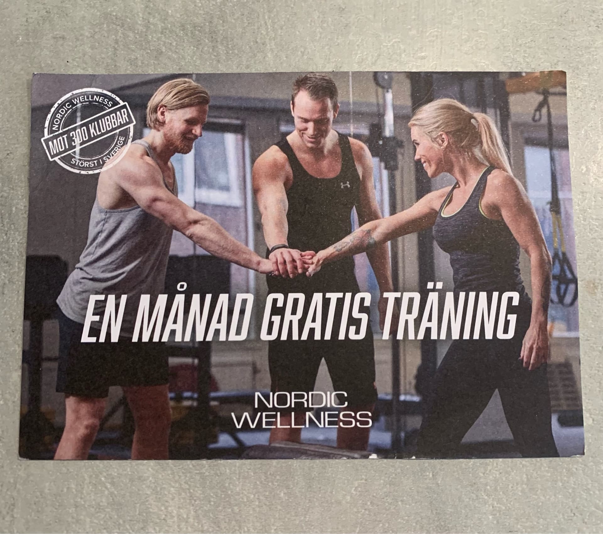 En månads fri träning på Nordic Wellness.