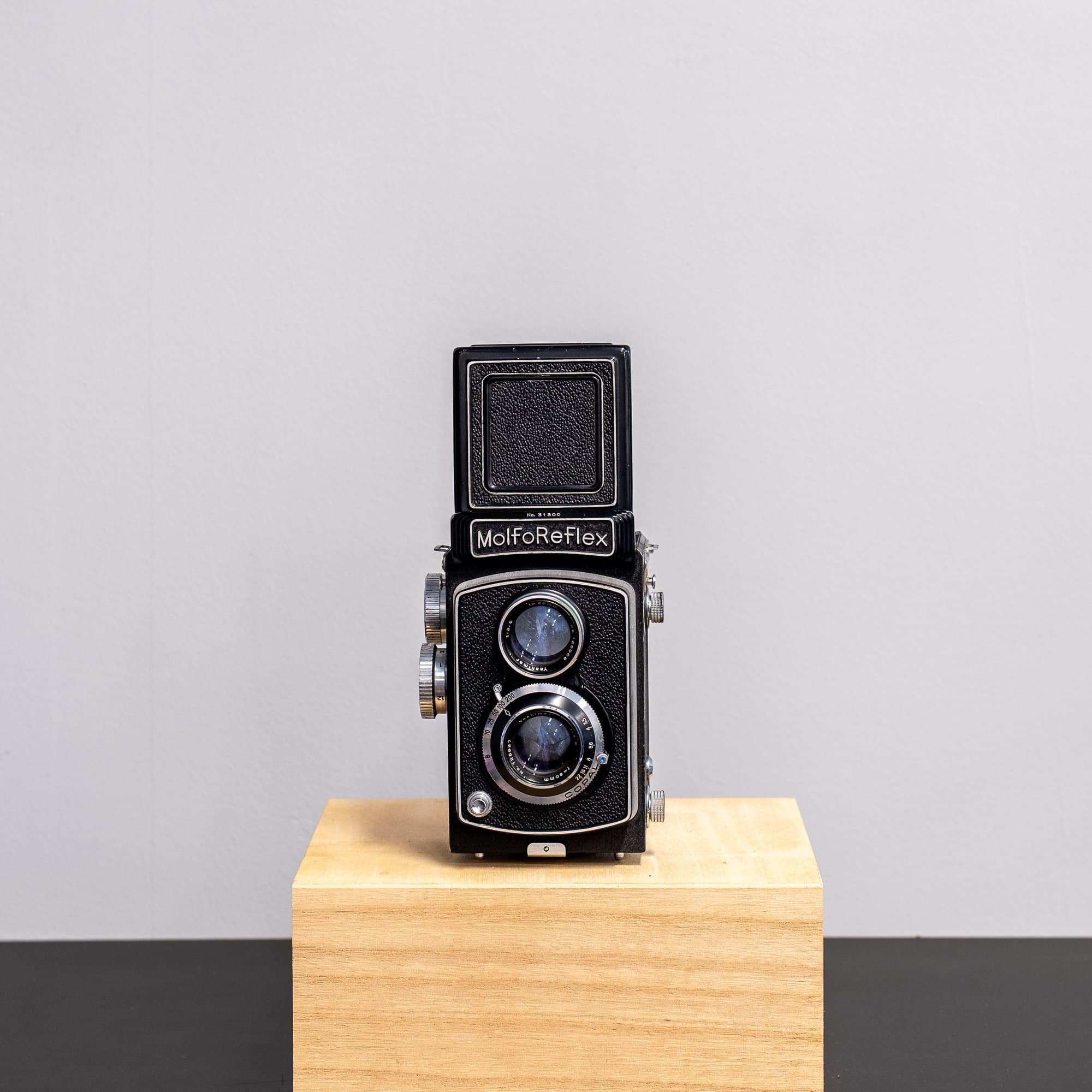 Moflo Reflex – vintage mellanformatskamera (TLR) ca 1950-tal
