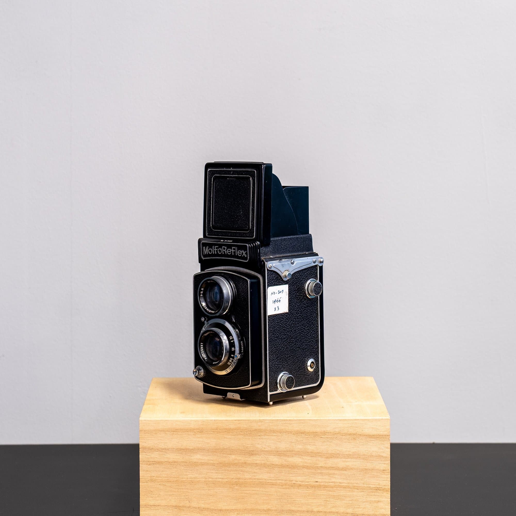 Moflo Reflex – vintage mellanformatskamera (TLR) ca 1950-tal