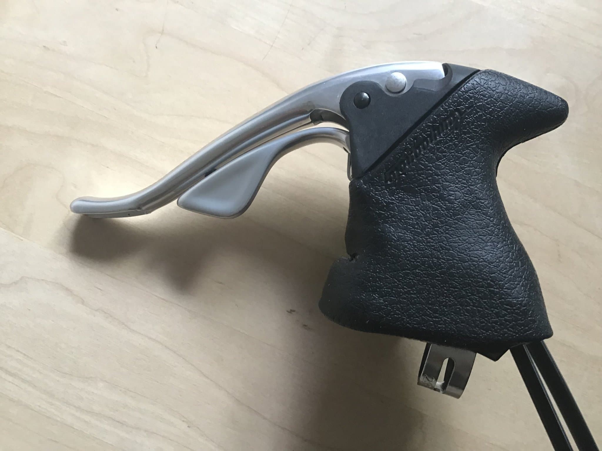 Campagnolo Ergopower Shifter Brake Levers 10 Speed 1990-talet med vajer o hölje