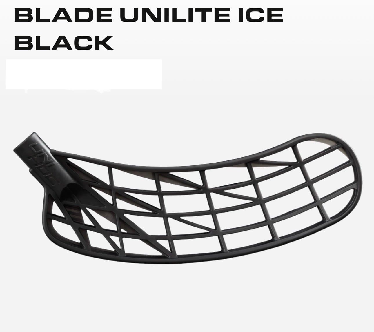 2st Unihoc Unilite Ice Black innebandyblad