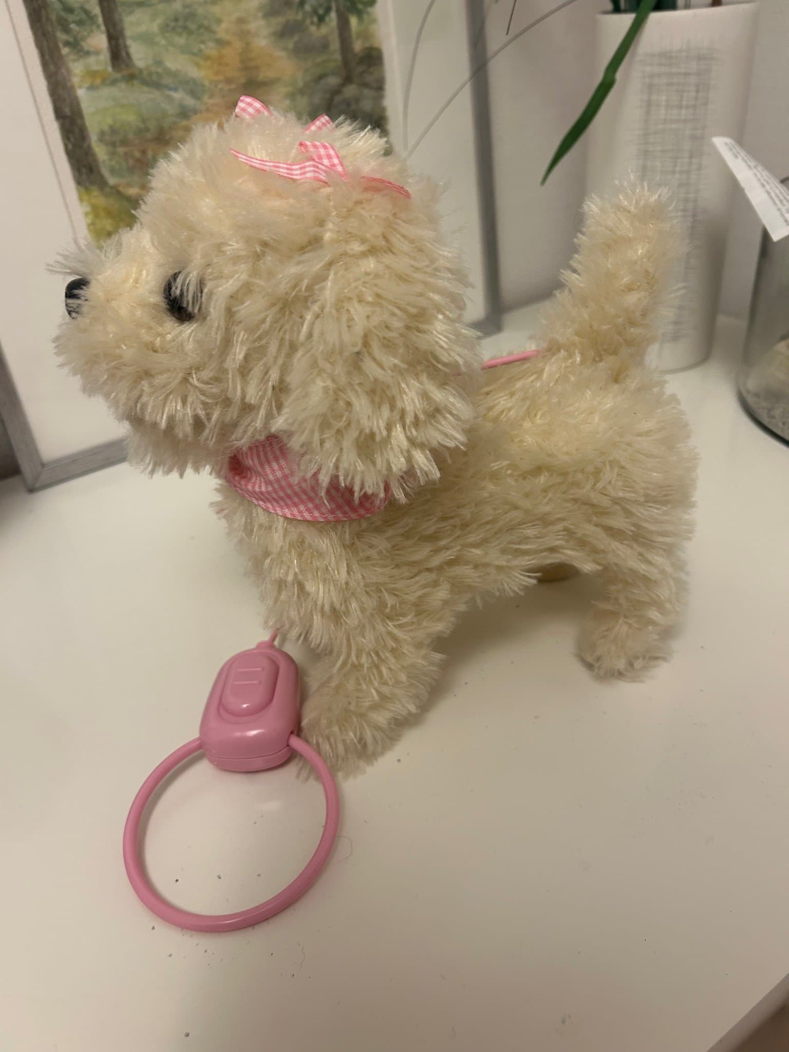 Interaktiv Valp HP Walk Along Cream puppy