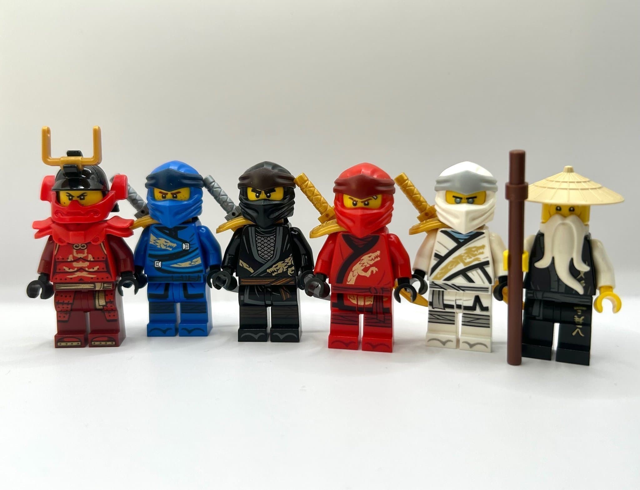 LEGO Ninjago Legacy - Kai, Jay, Cole, Zane, Wu, Nya (Samurai X) - från 71705
