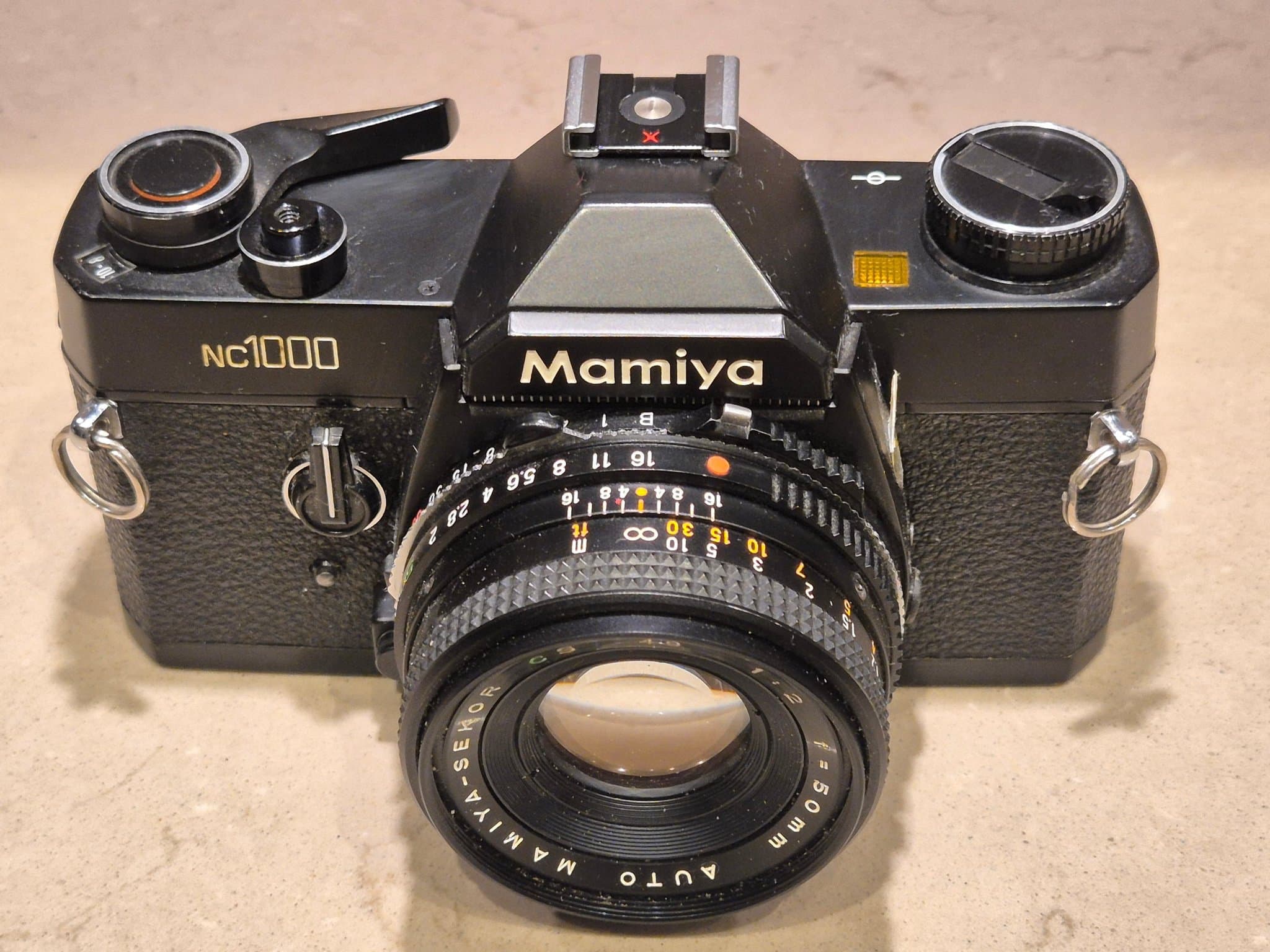Mamiya NC1000 och Mamiya-Sekor CS 50mm 1:2