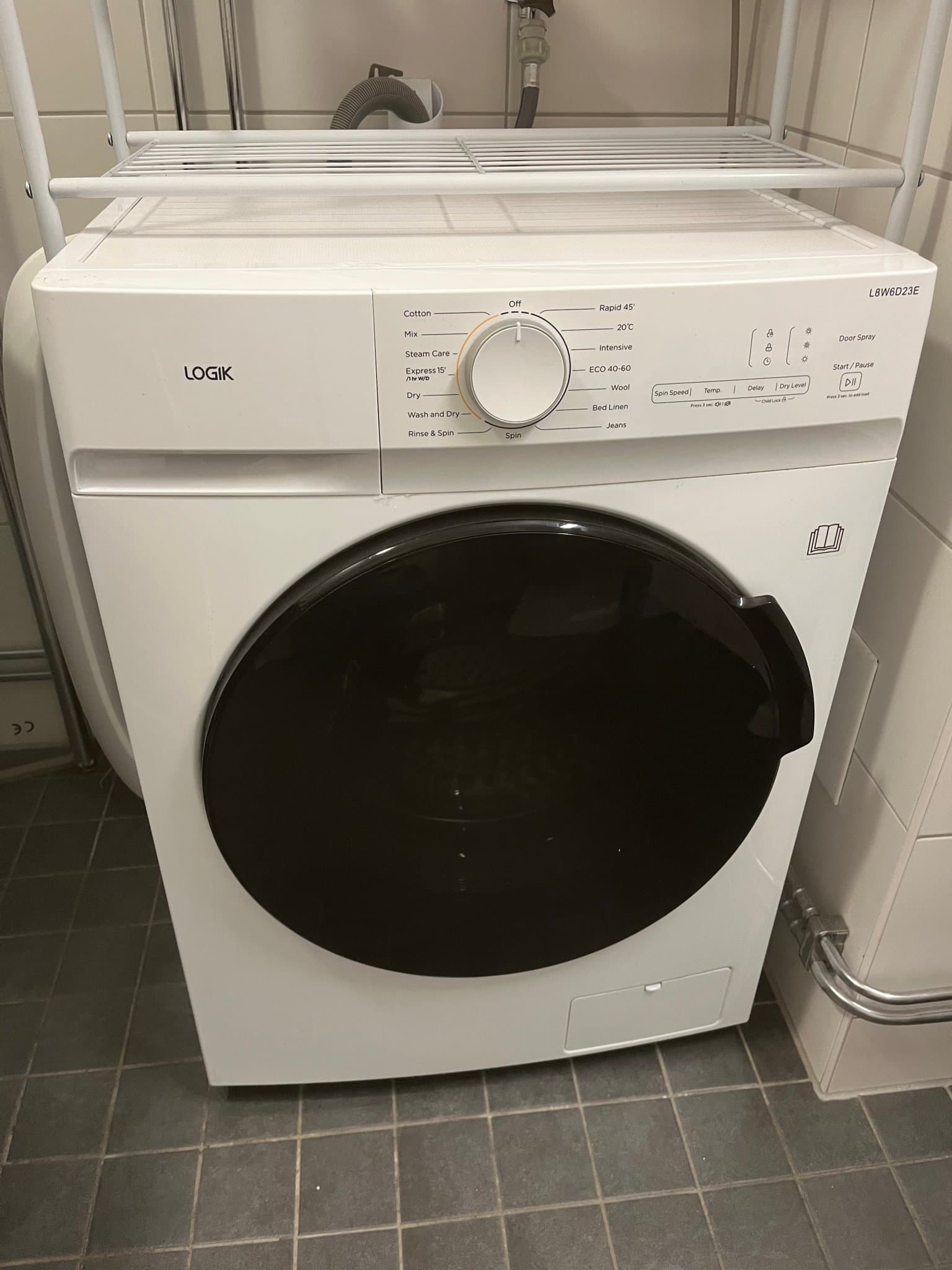 LOGIK L8W6D23E Tvätt och tork