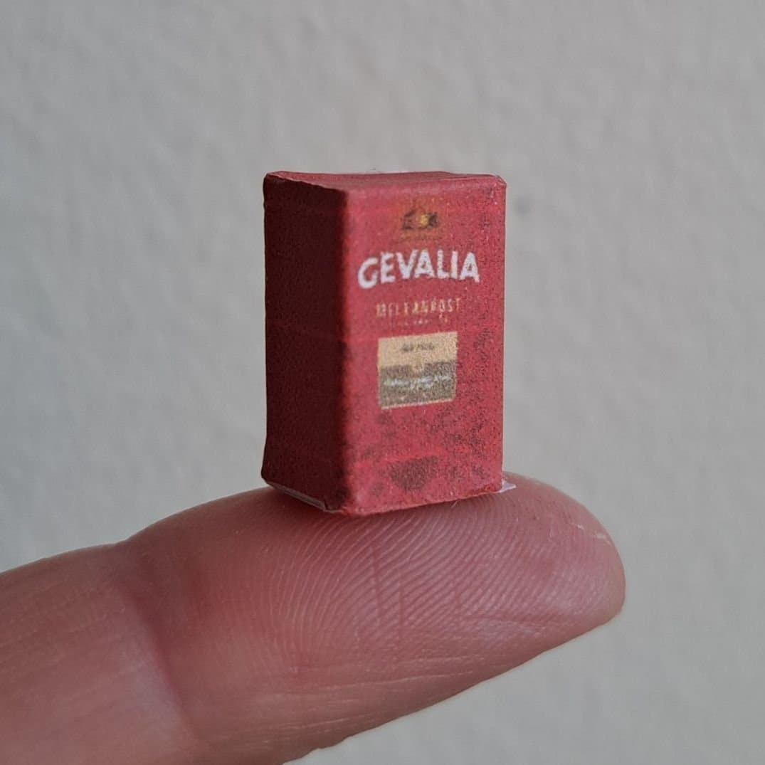 1:12 Miniatyr Dockhus Kaffepaket, 2 st