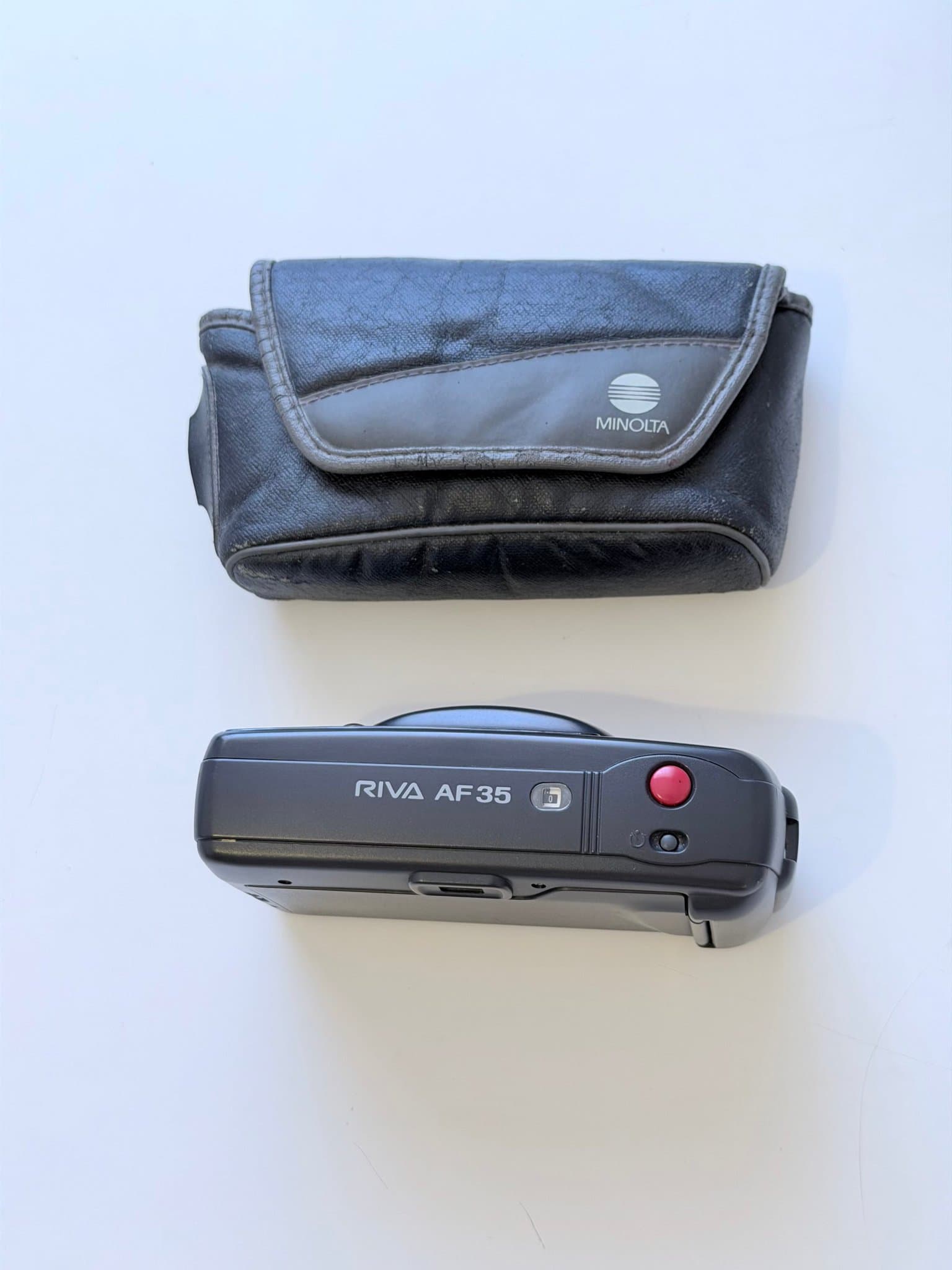 Minolta Riva AF35 Point & Shoot 35mm filmkamera – testad och fungerande